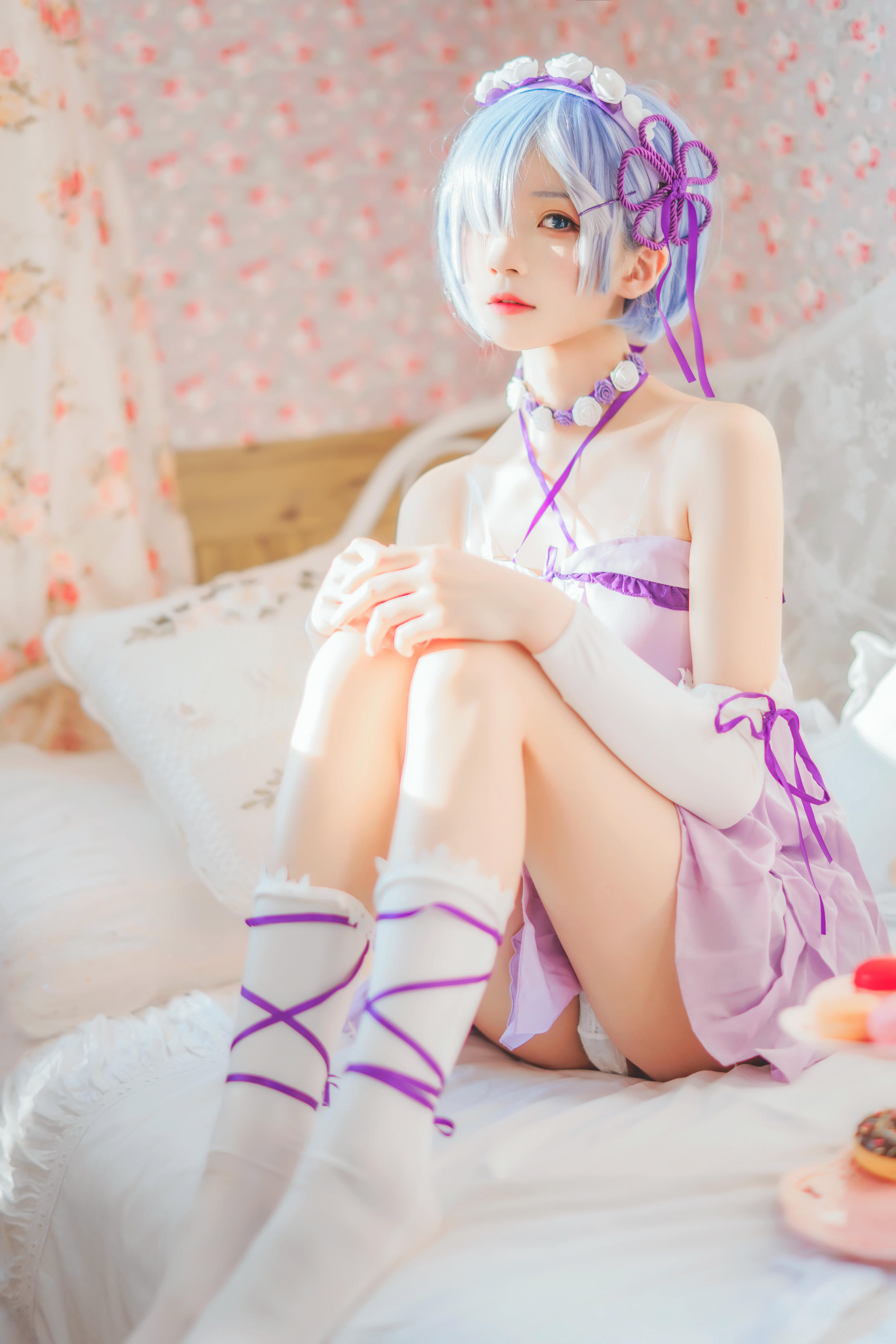 桜桃喵 NO.138 蕾姆小睡裙 [24P-410MB]_第2集