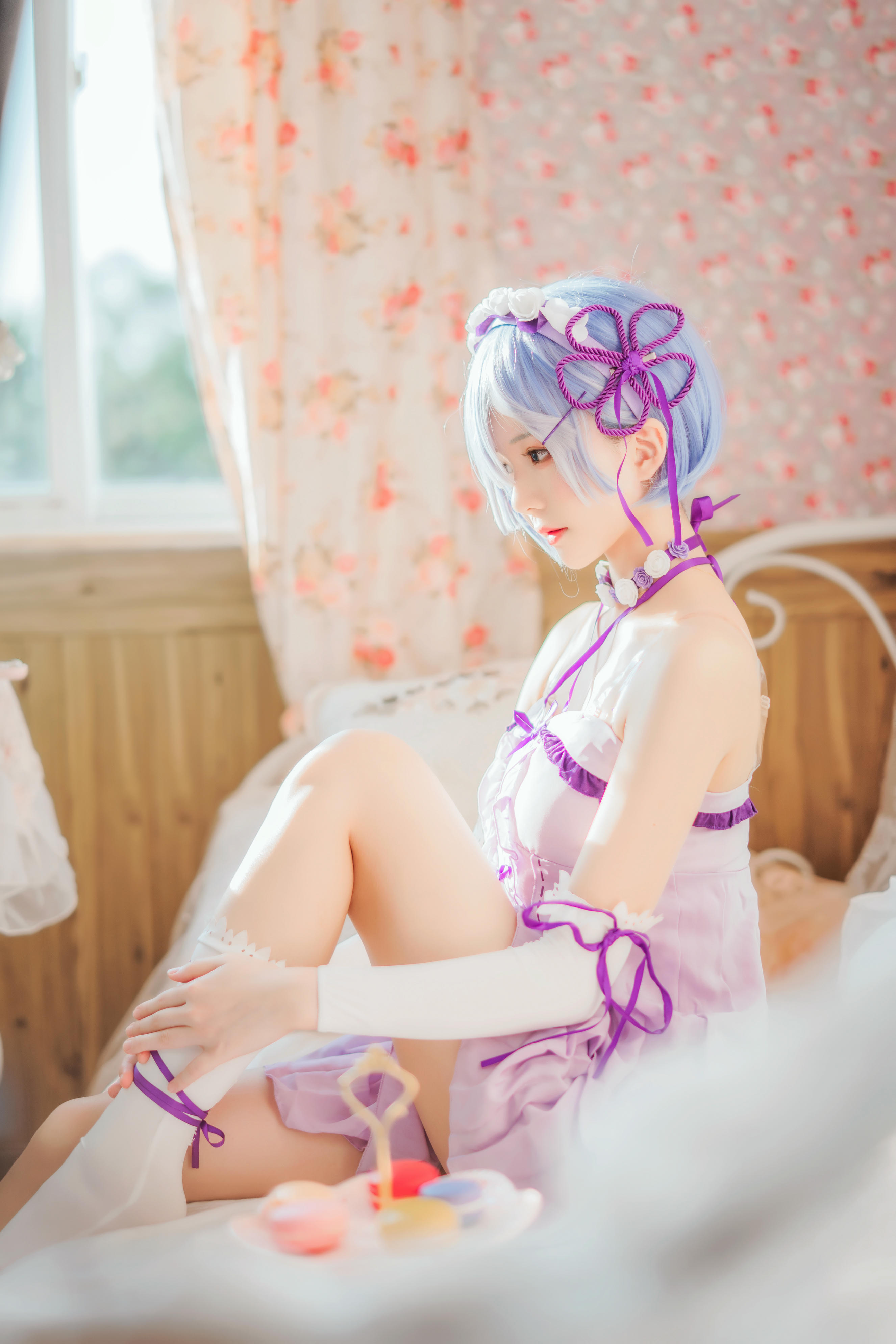 桜桃喵 NO.138 蕾姆小睡裙 [24P-410MB]_第1集