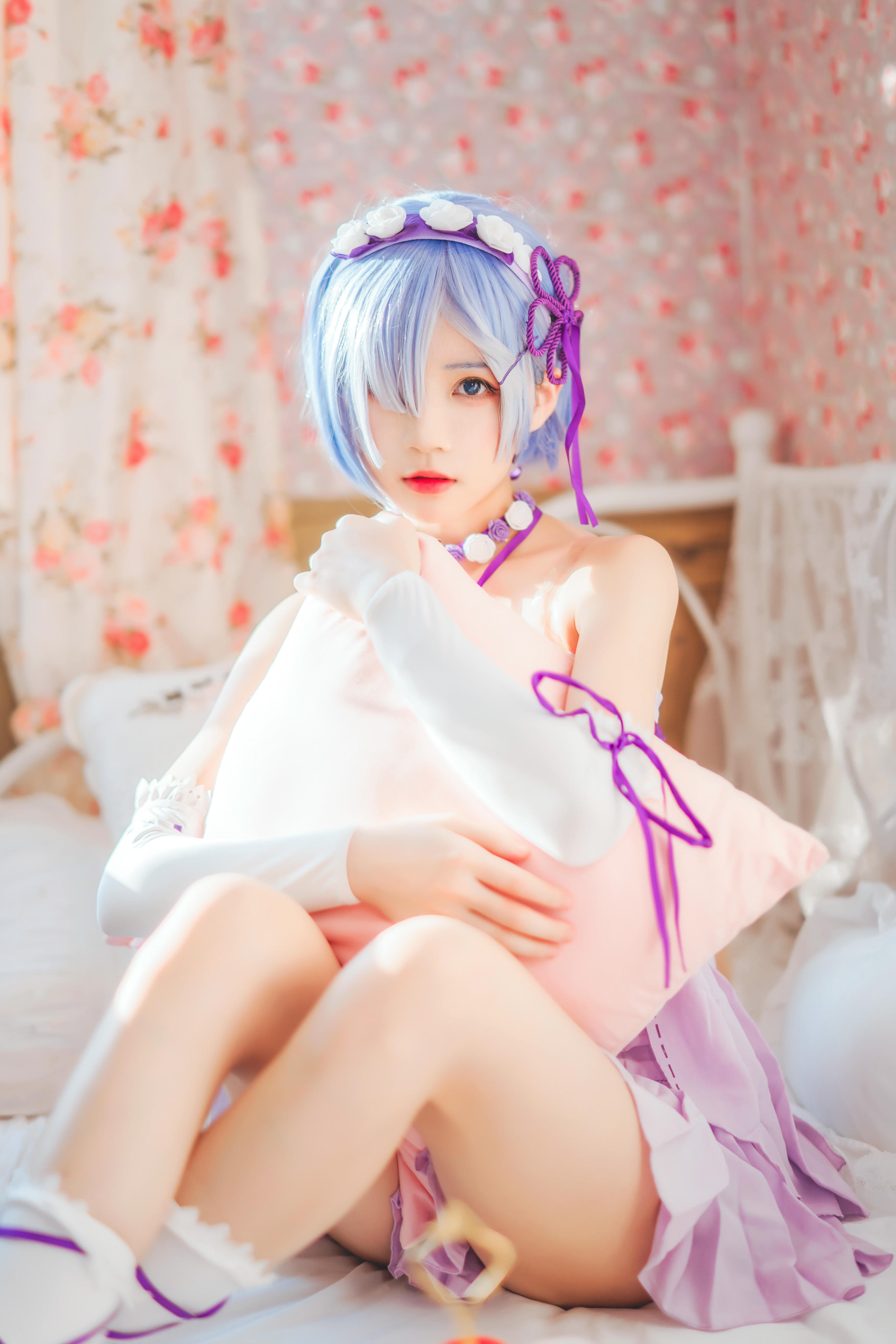 桜桃喵 NO.138 蕾姆小睡裙 [24P-410MB]_第1集