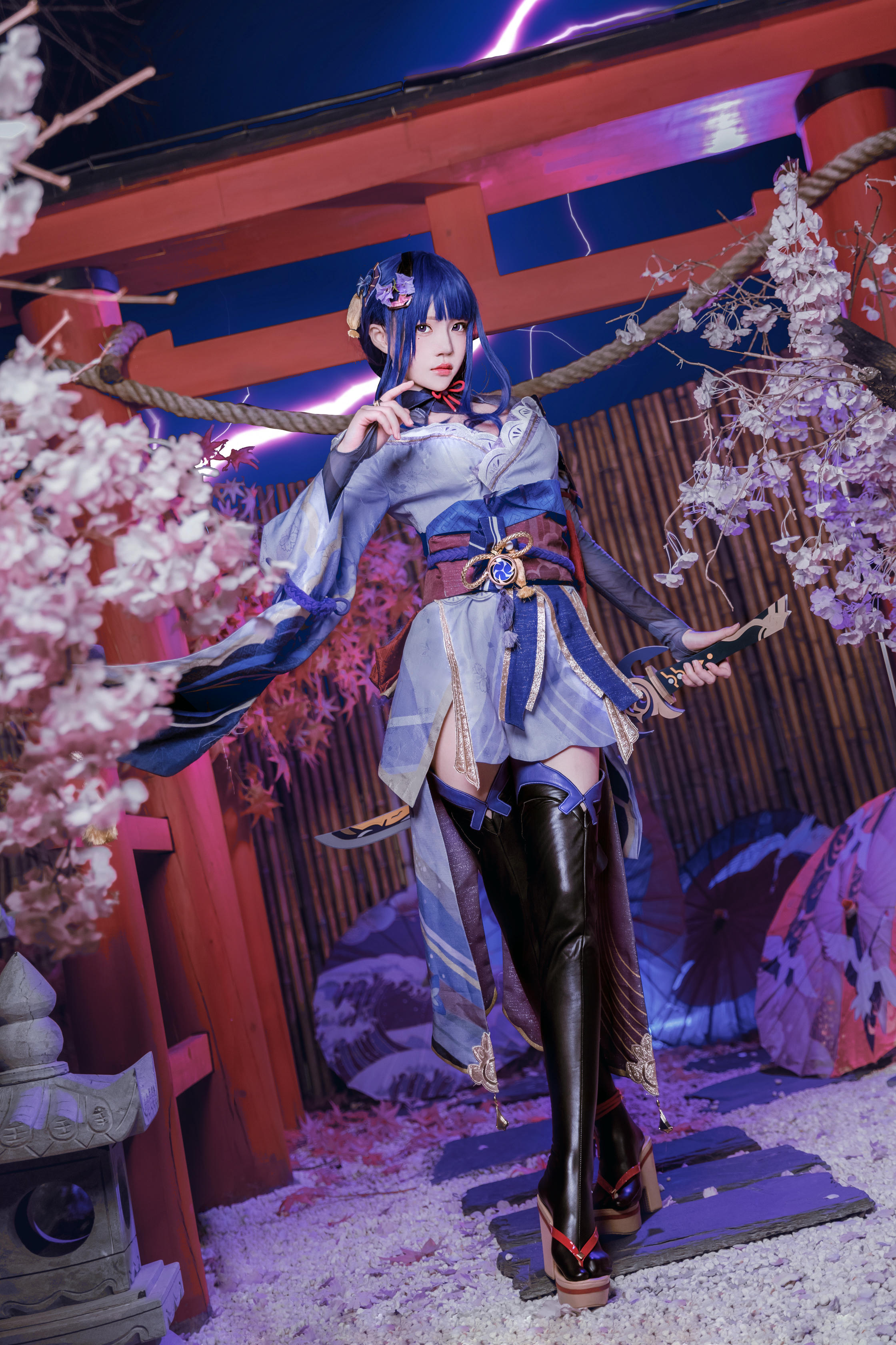 桜桃喵 NO.139 雷电将军 [51P1V 1.86GB]_第2集