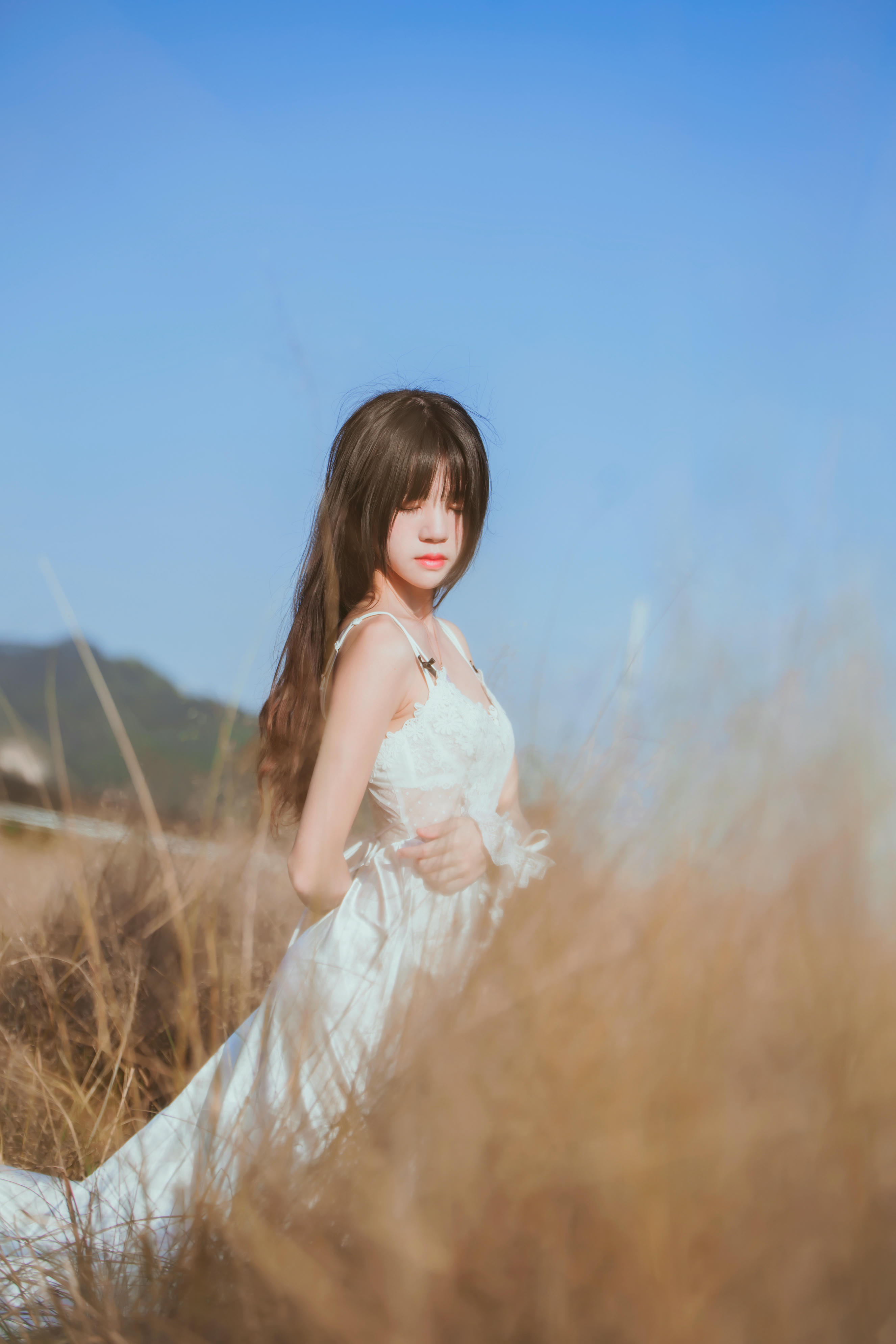 桜桃喵 NO.015 冬眠 白裙下 [45P-601MB]_第1集