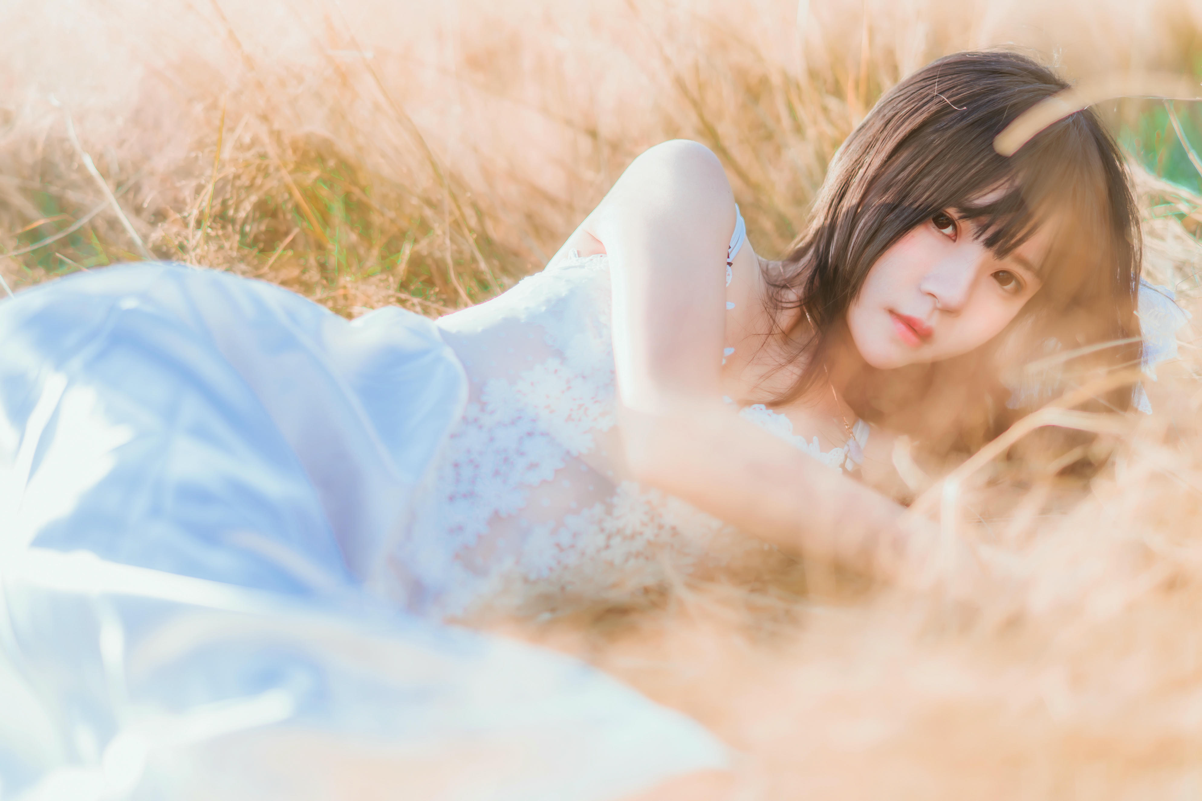 桜桃喵 NO.015 冬眠 白裙下 [45P-601MB]_第1集