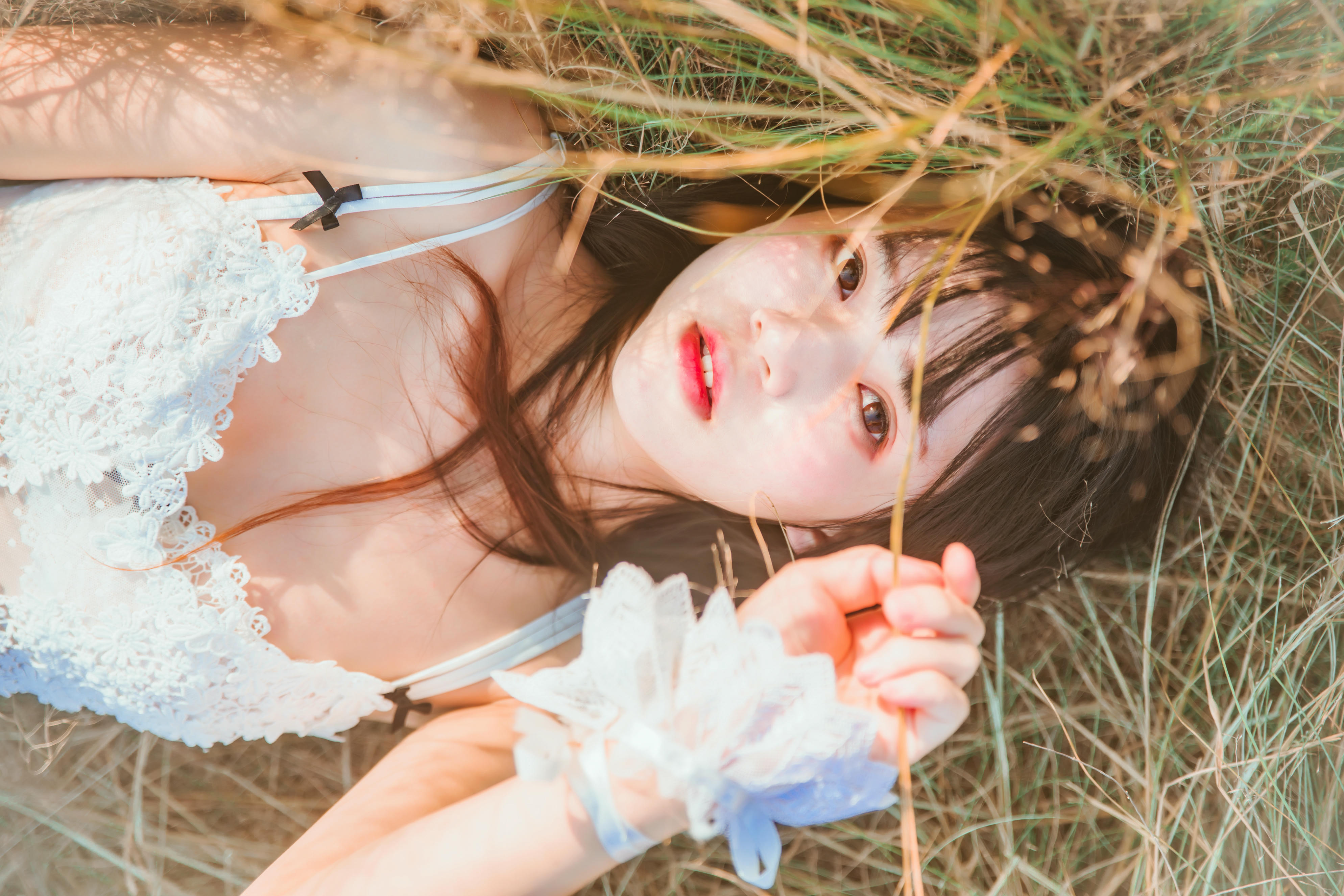 桜桃喵 NO.015 冬眠 白裙下 [45P-601MB]_第2集