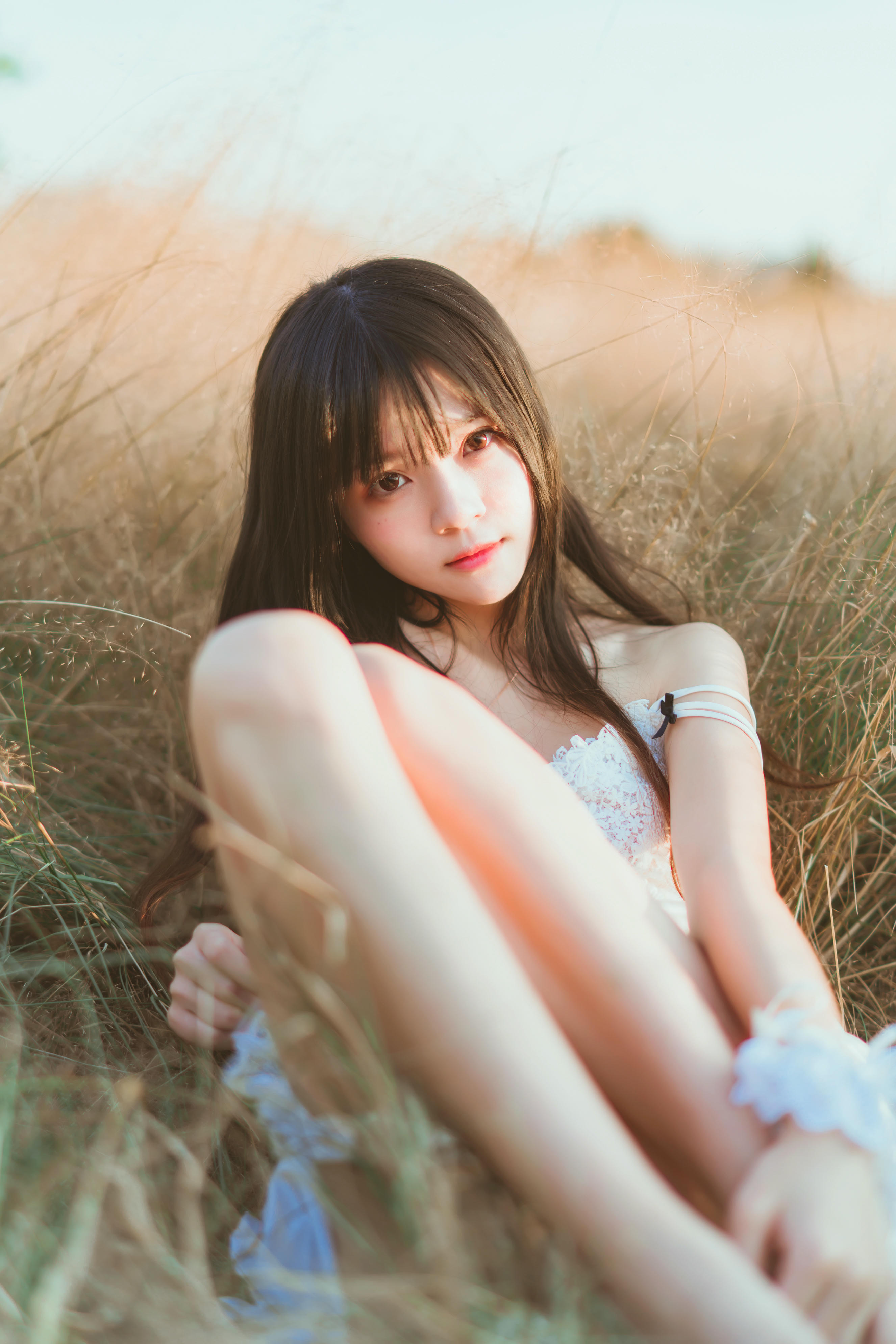 桜桃喵 NO.015 冬眠 白裙下 [45P-601MB]_第3集