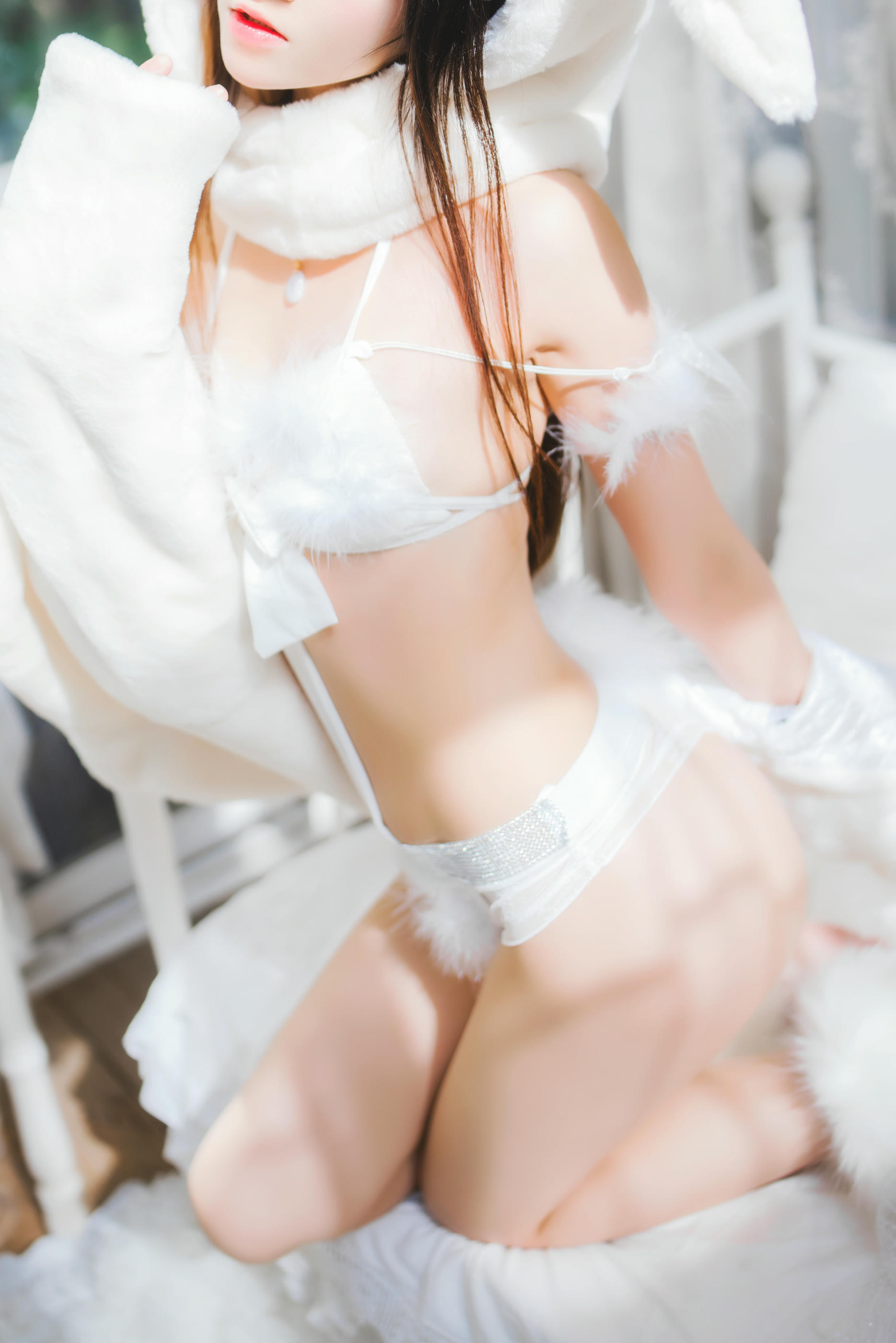 桜桃喵 NO.142 小白兔 [97P 1.37GB]-小白兔01（48p_第1集