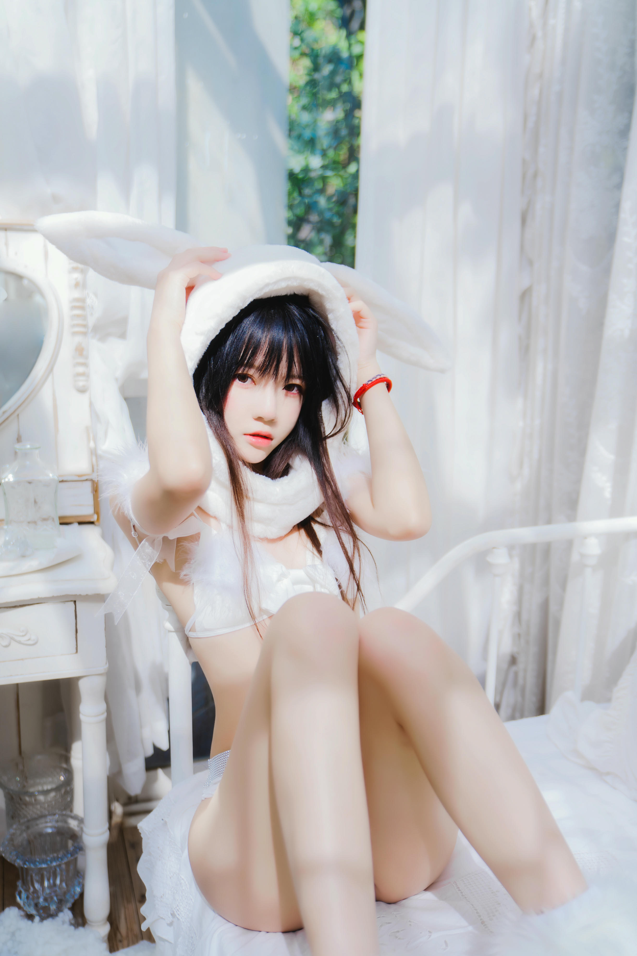 桜桃喵 NO.142 小白兔 [97P 1.37GB]-小白兔01（48p_第2集