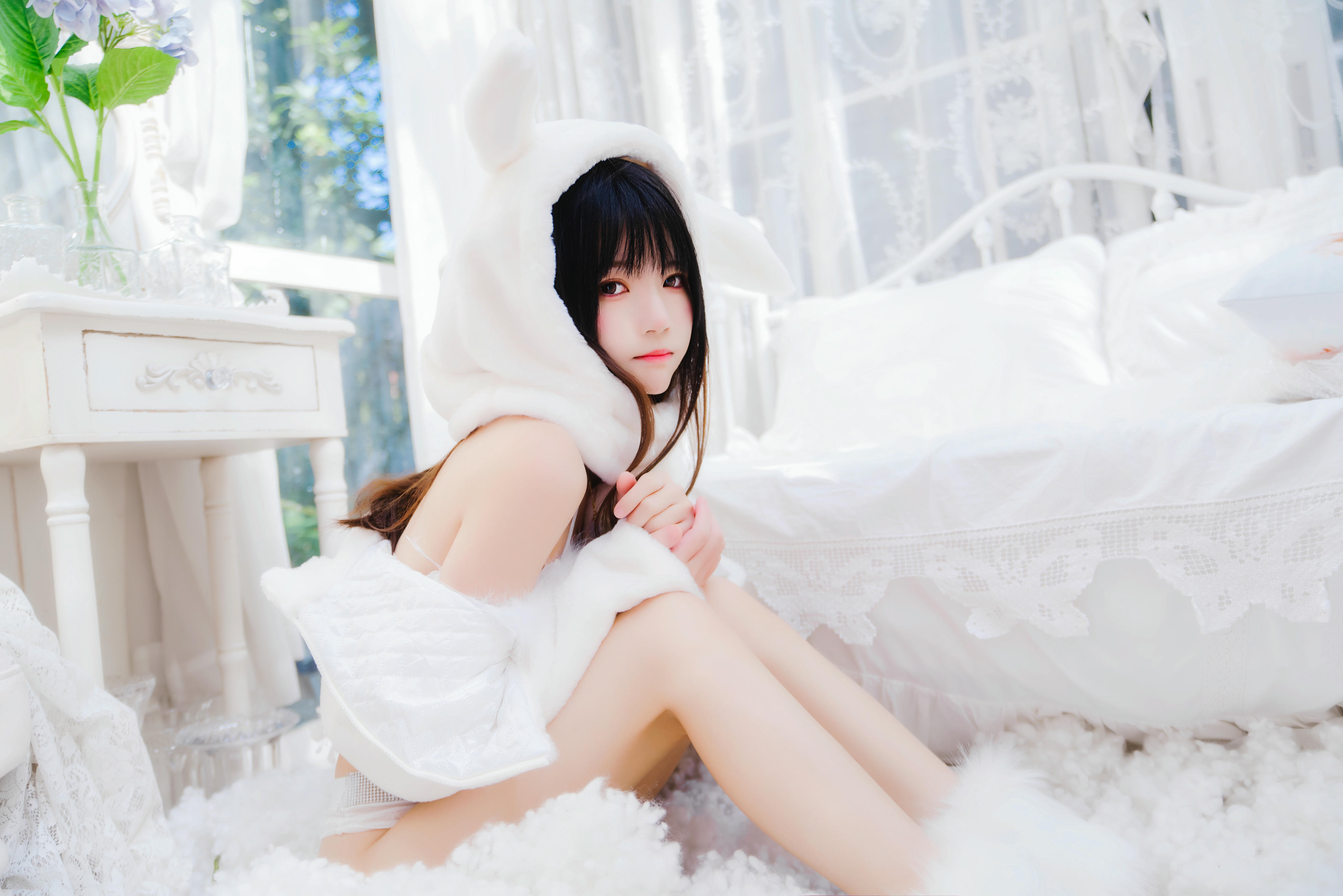 桜桃喵 NO.142 小白兔 [97P 1.37GB]-小白兔01（48p_第2集