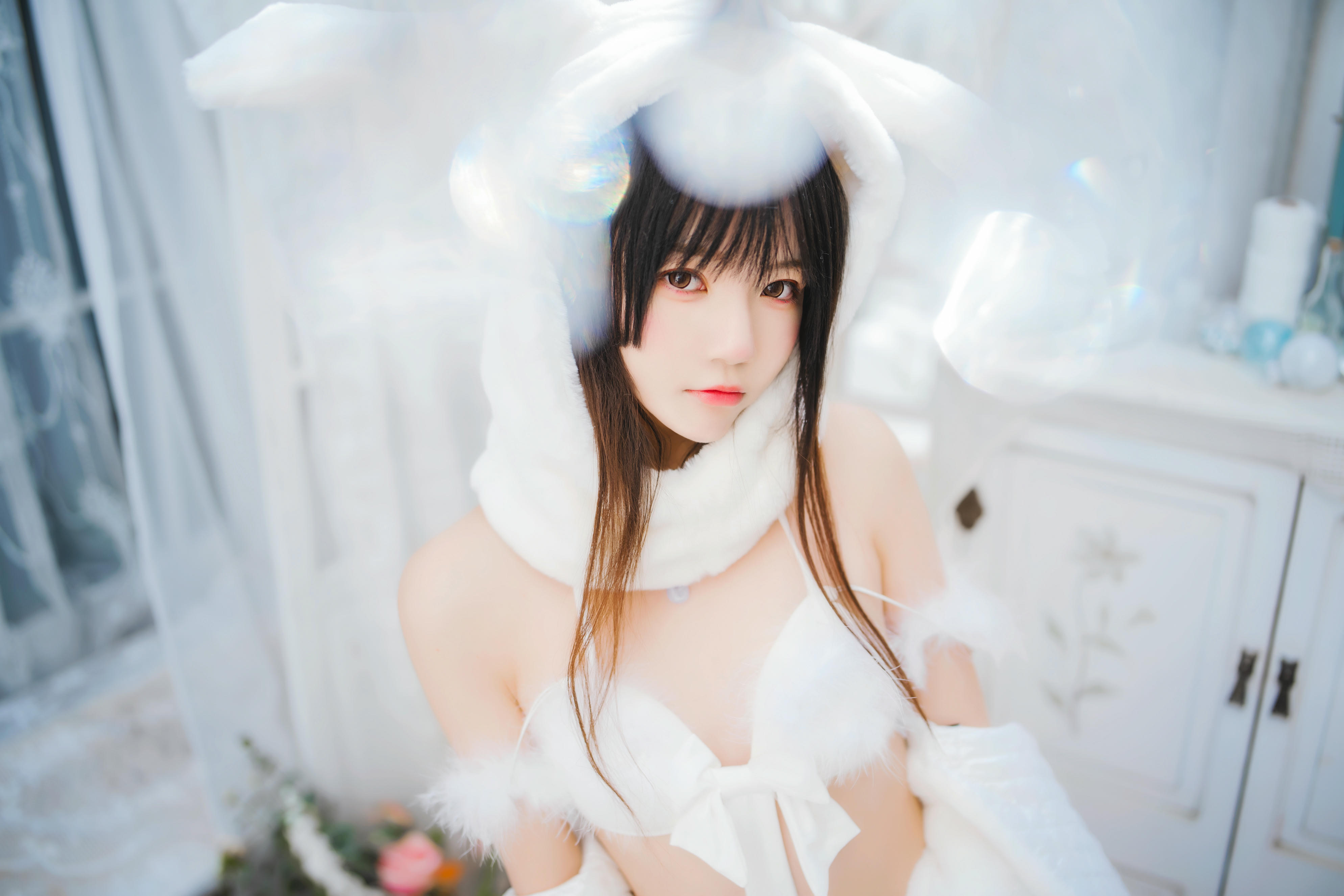 桜桃喵 NO.142 小白兔 [97P 1.37GB]-小白兔01（48p_第1集