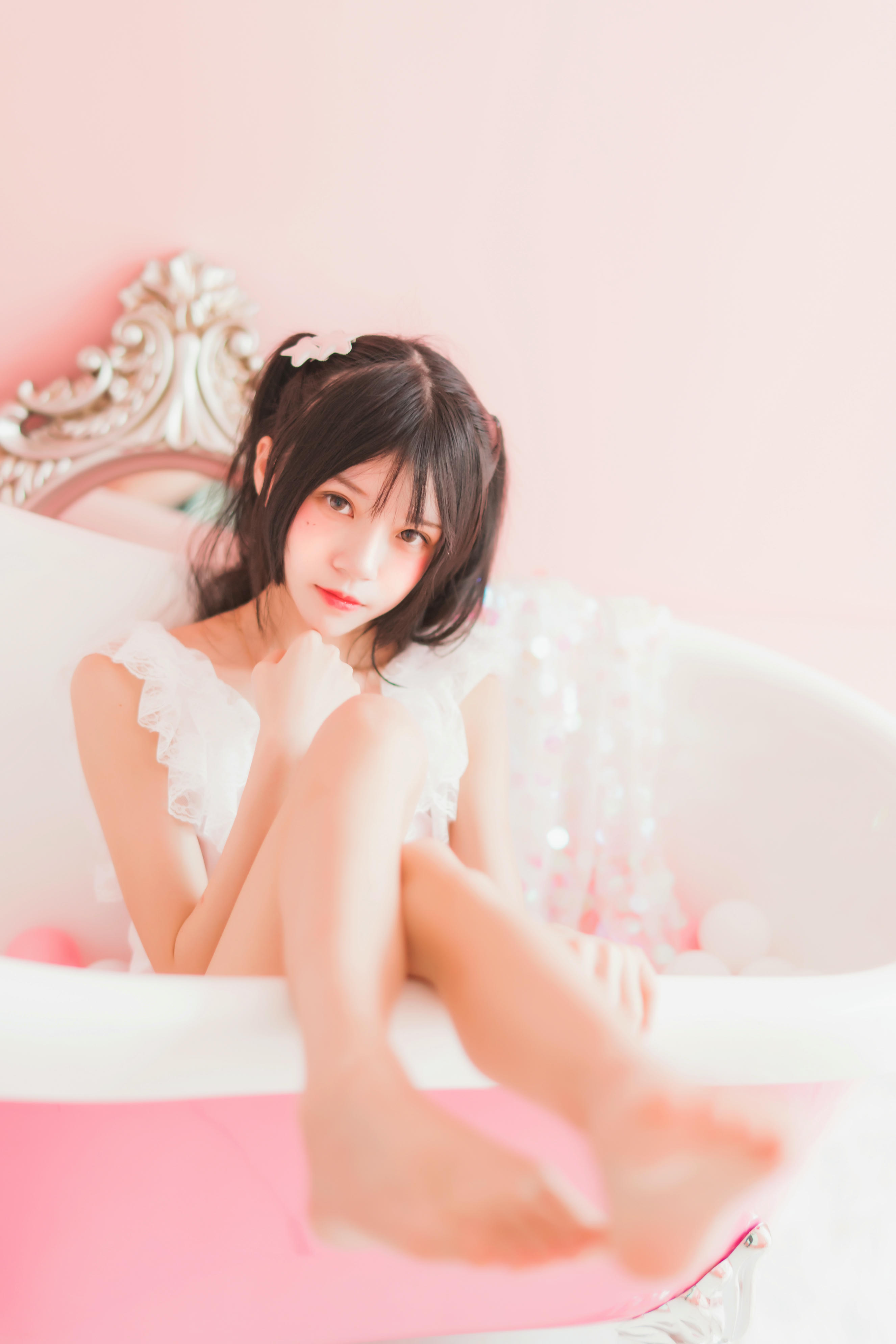 桜桃喵 NO.017 冬眠 粉色浴缸 [57P-719MB]_第2集