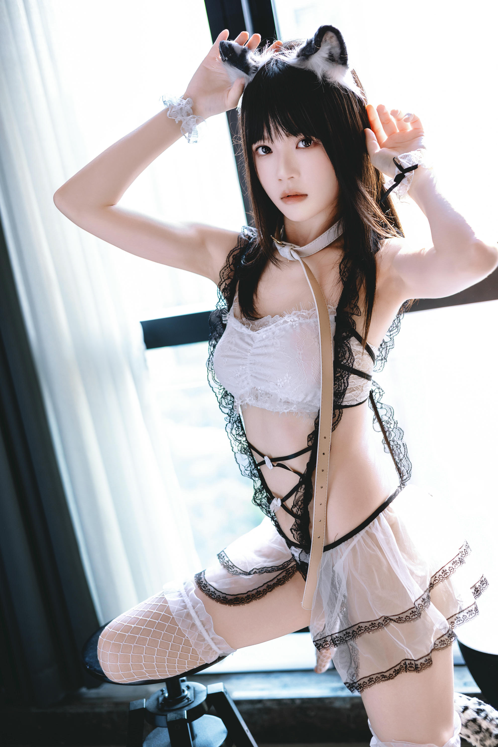 桜桃喵 NO.166 拥豹 [69P1V 1.91GB]_第1集