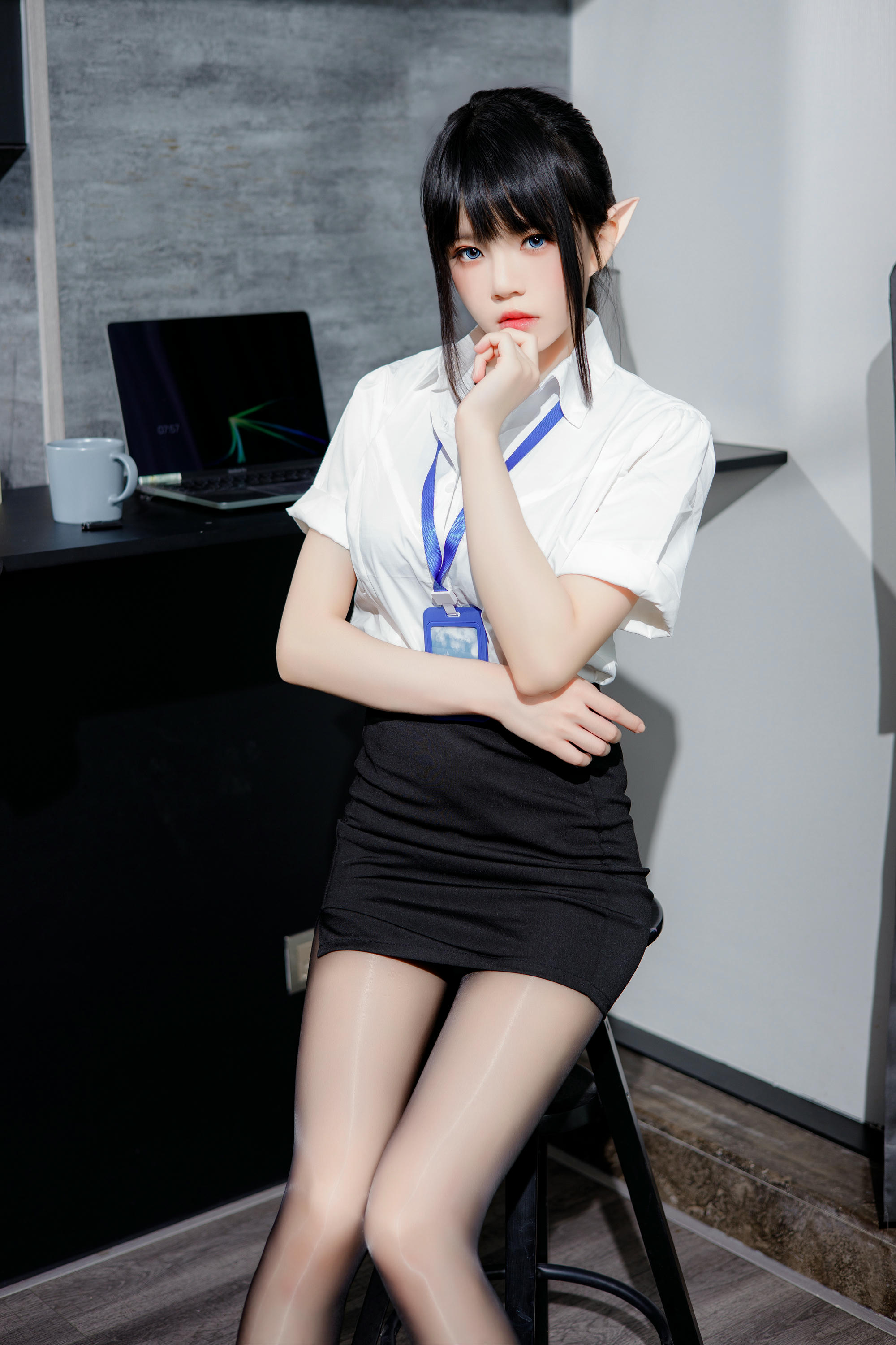 桜桃喵 NO.183 城市中的精灵 精灵OL [46P1V 1.23GB]_第1集