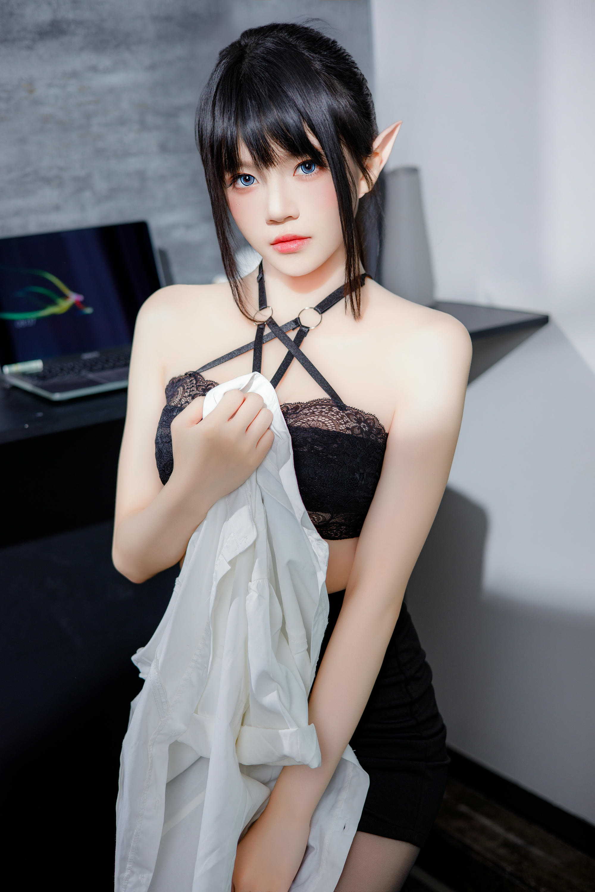 桜桃喵 NO.183 城市中的精灵 精灵OL [46P1V 1.23GB]_第2集