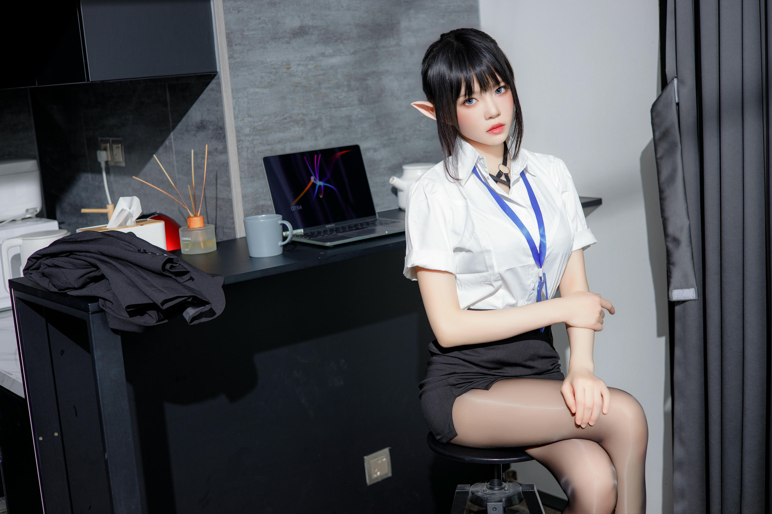 桜桃喵 NO.183 城市中的精灵 精灵OL [46P1V 1.23GB]_第1集