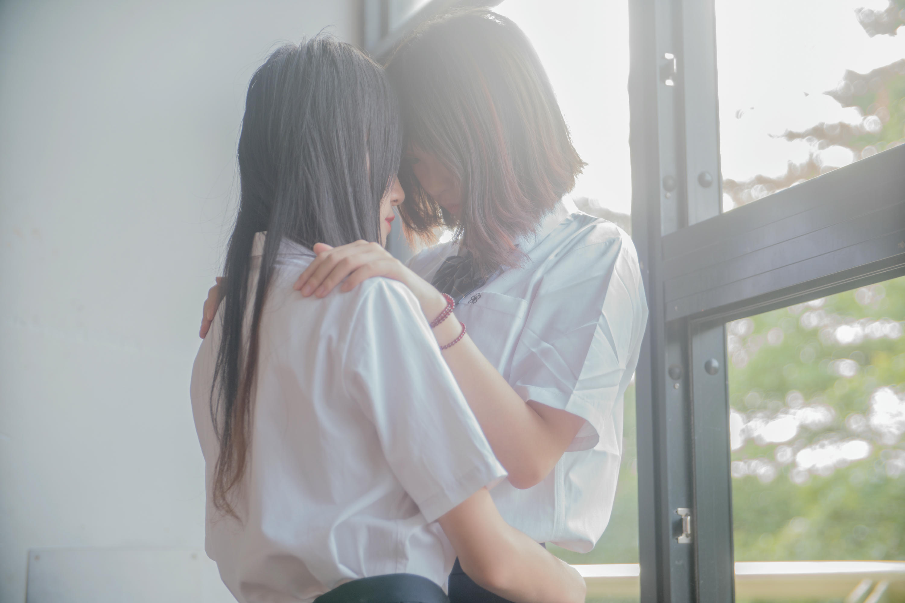 桜桃喵 NO.021 &疯猫ss JK百合1 [43P-325MB]_第1集