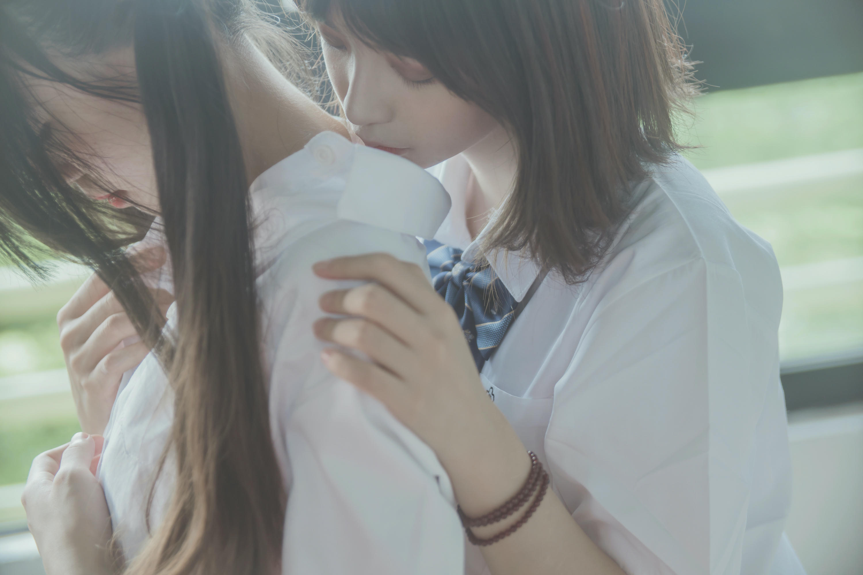 桜桃喵 NO.021 &疯猫ss JK百合1 [43P-325MB]_第1集