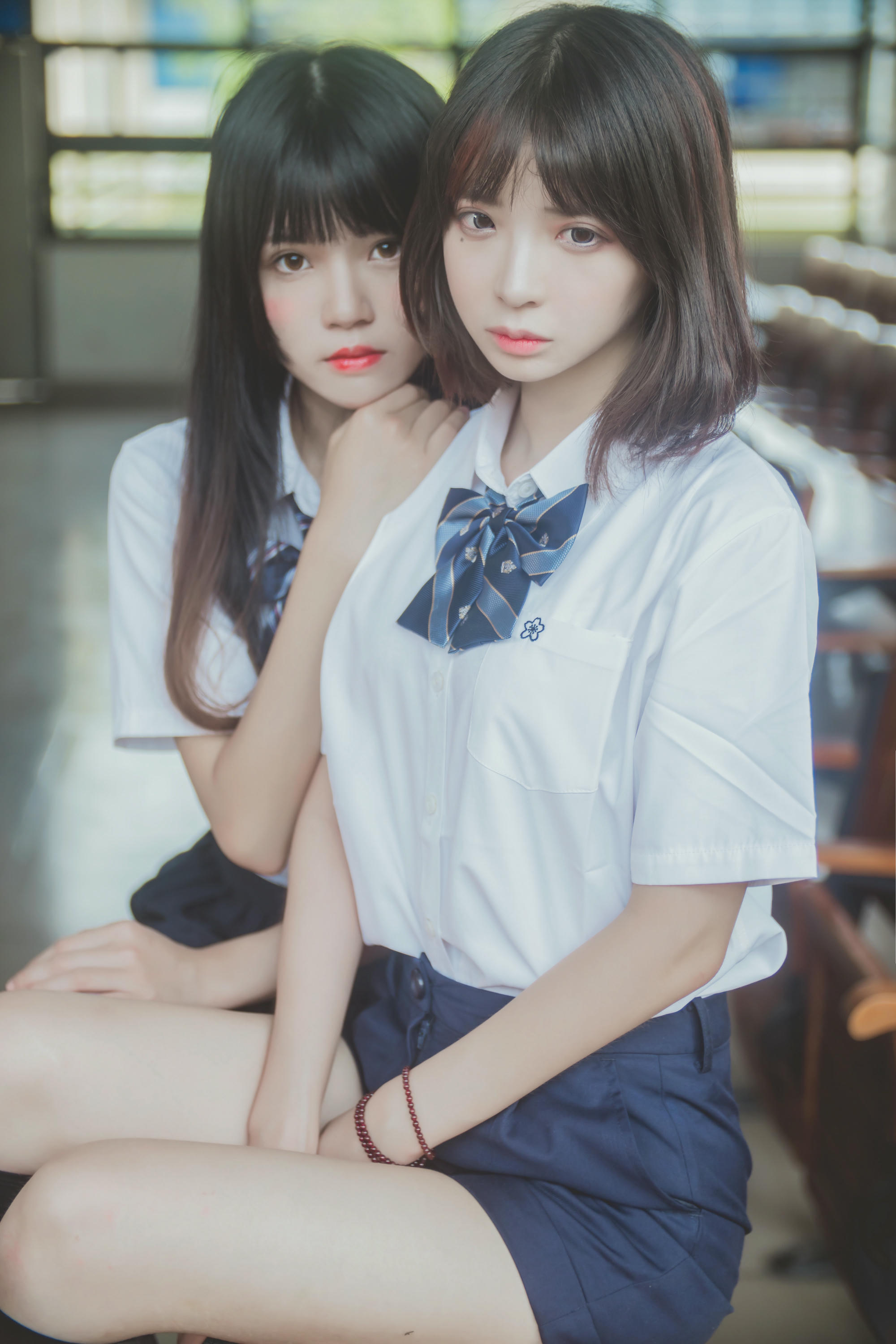 桜桃喵 NO.021 &疯猫ss JK百合1 [43P-325MB]_第1集