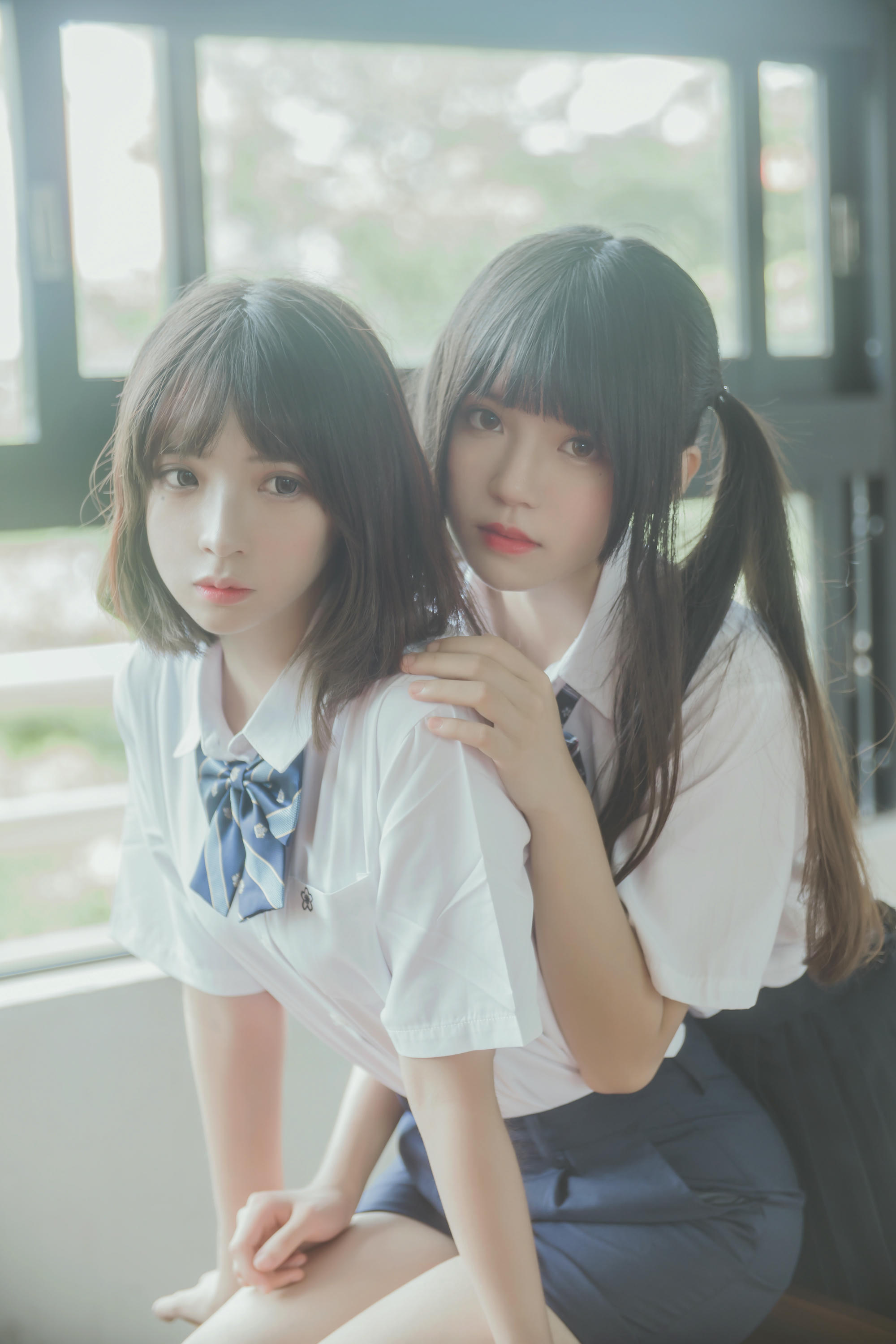 桜桃喵 NO.021 &疯猫ss JK百合1 [43P-325MB]_第1集