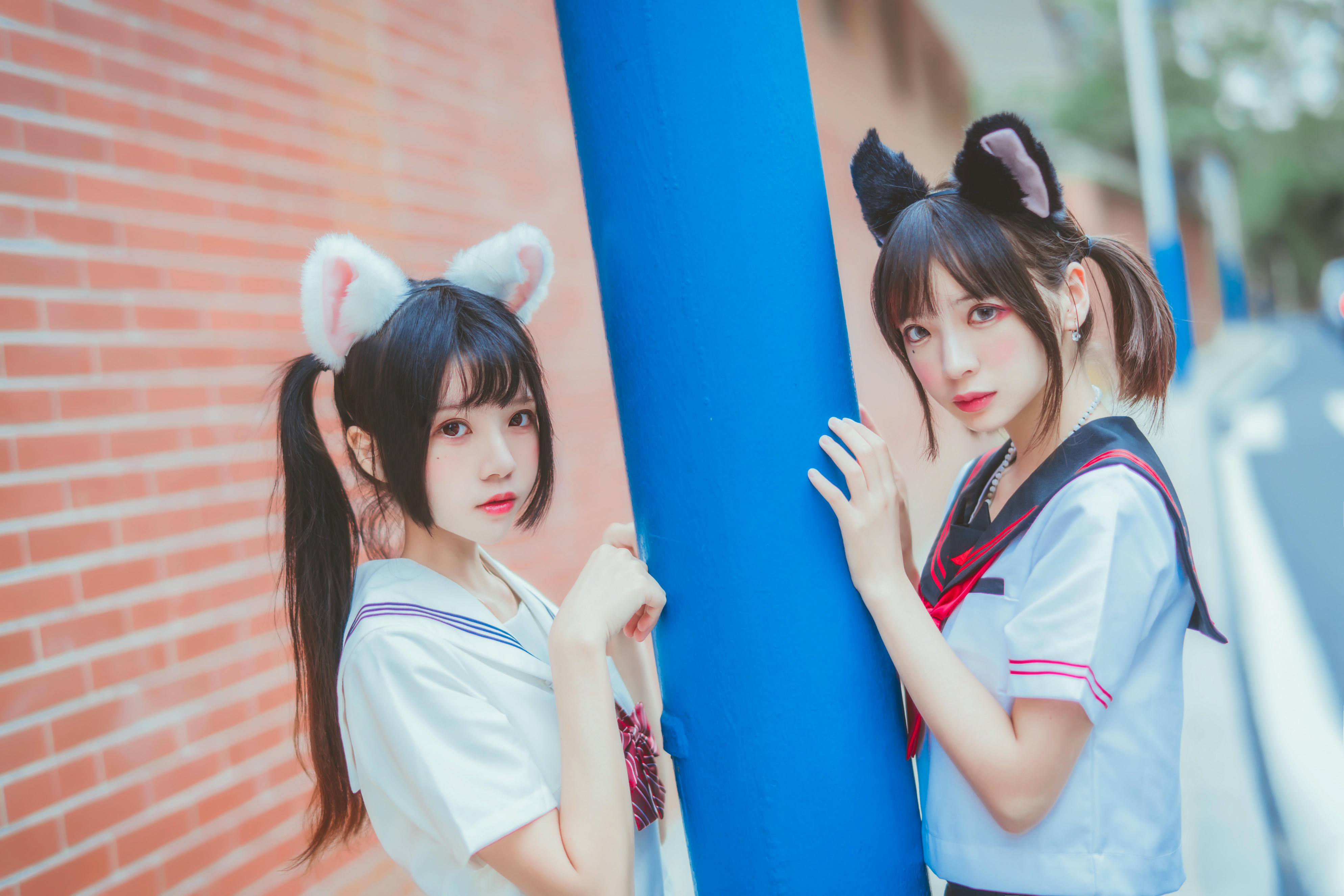桜桃喵 NO.022 &疯猫ss JK百合2 [33P-393MB]_第1集