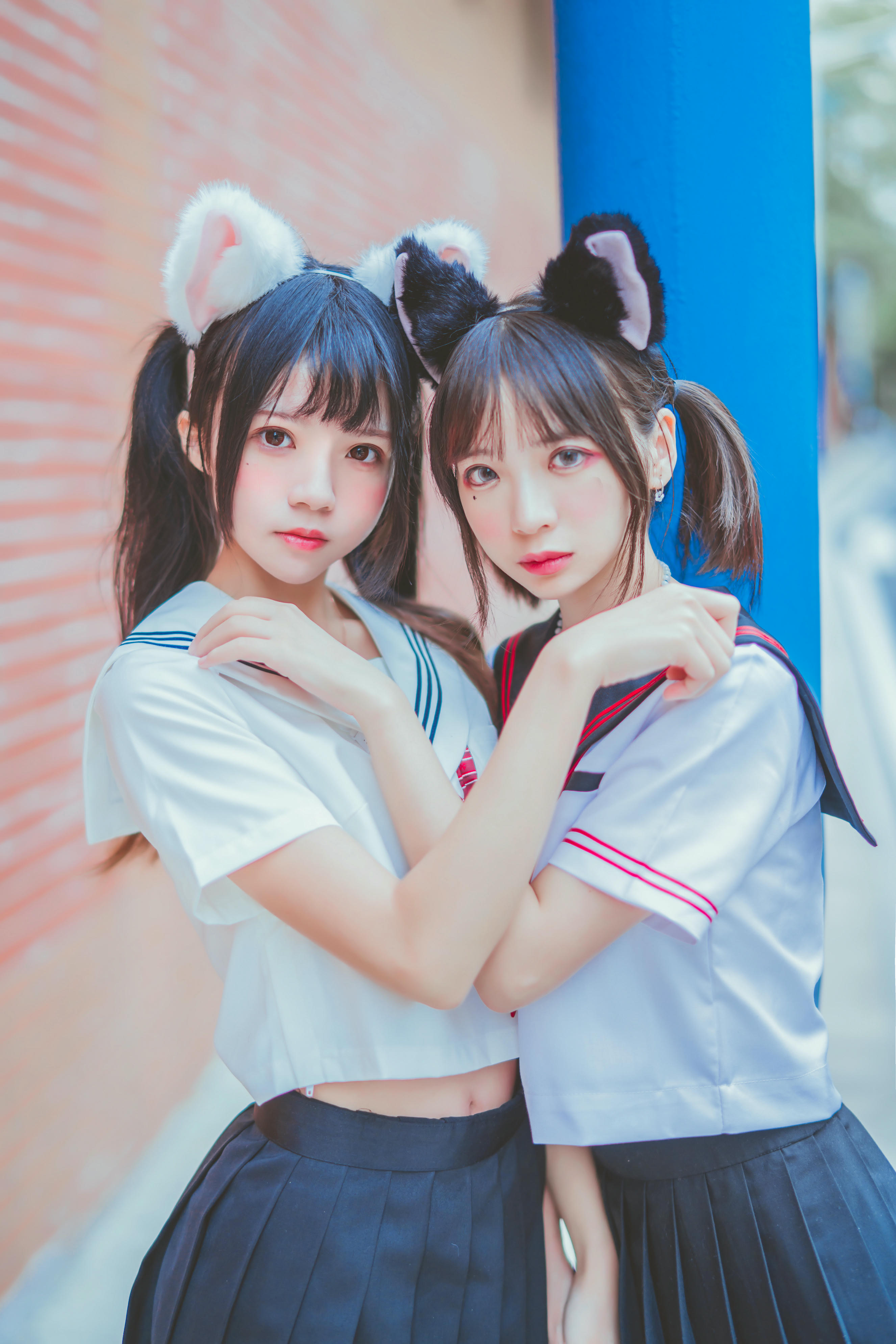 桜桃喵 NO.022 &疯猫ss JK百合2 [33P-393MB]_第1集