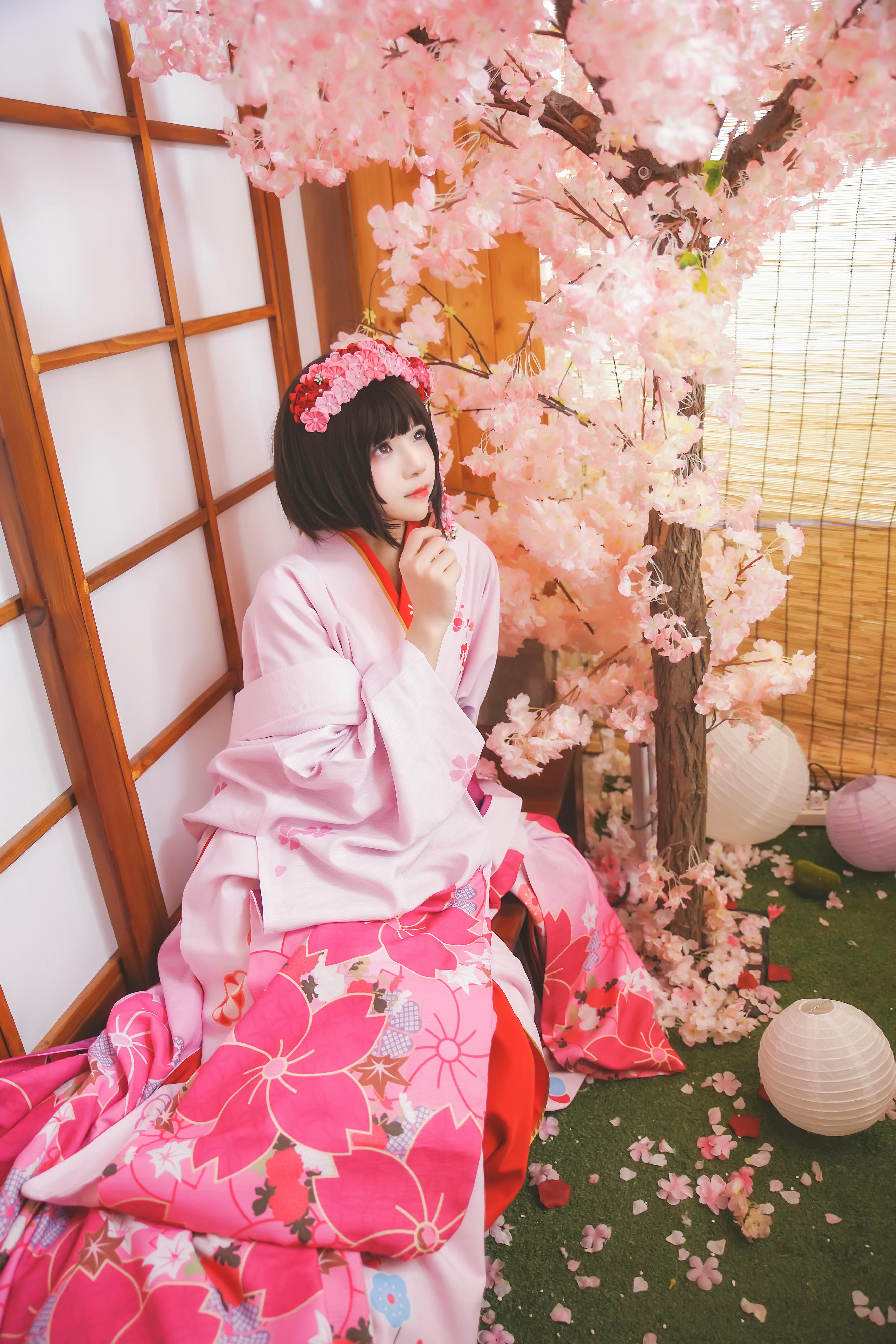桜桃喵 NO.029 加藤惠 和服 [23P-368MB]_第1集