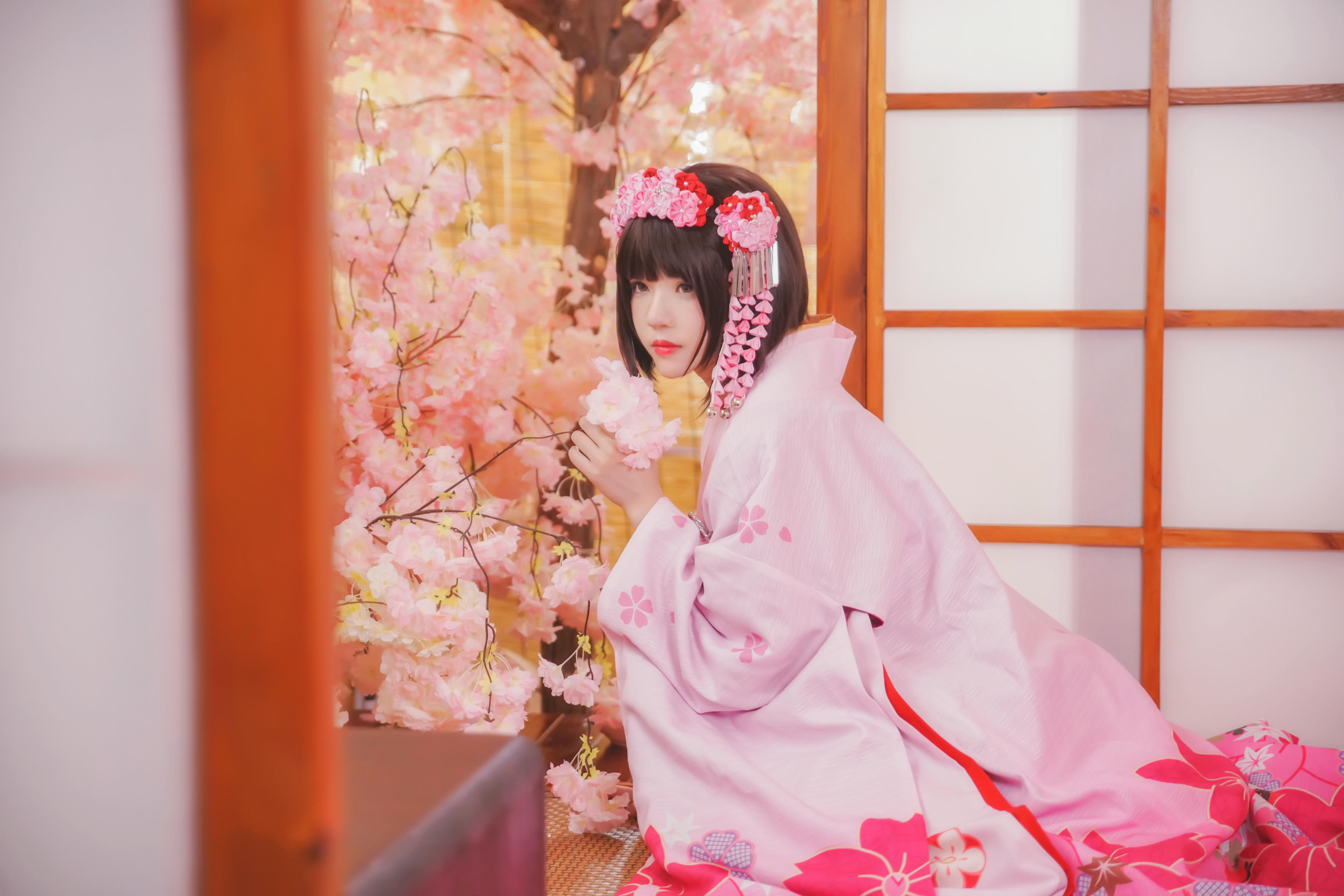 桜桃喵 NO.029 加藤惠 和服 [23P-368MB]_第1集