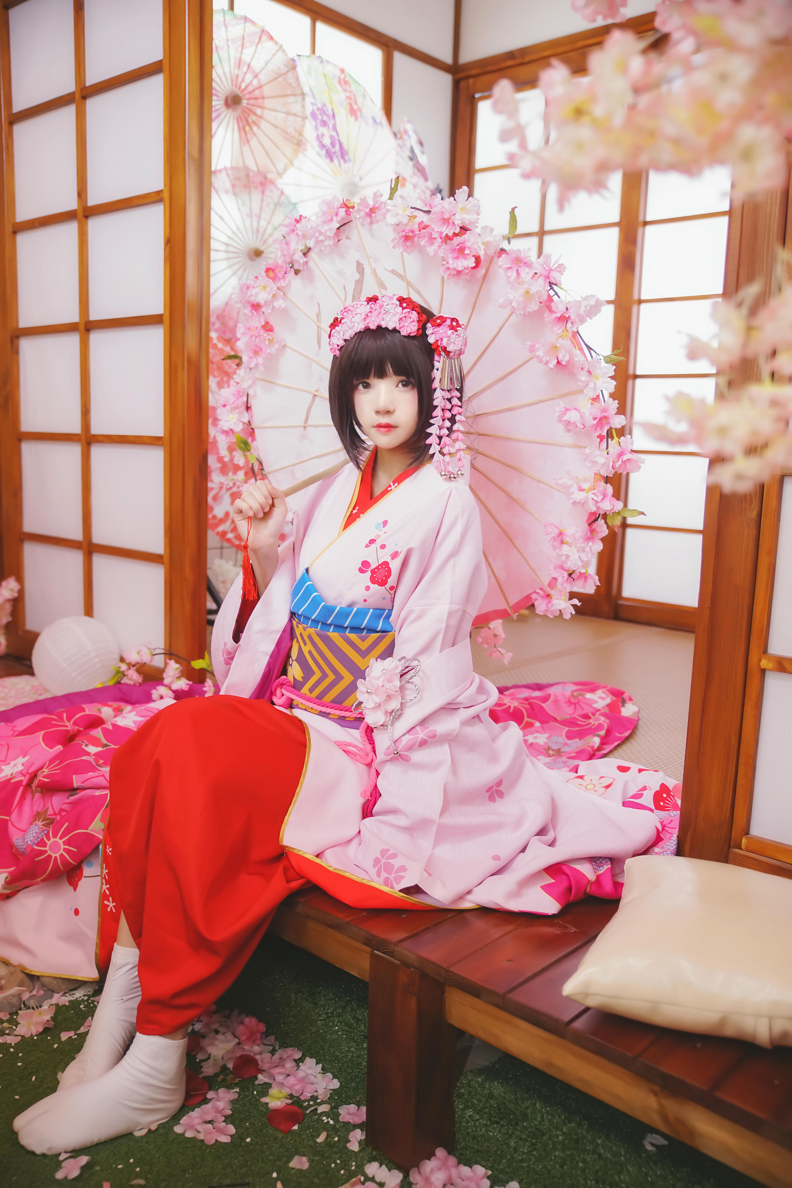 桜桃喵 NO.029 加藤惠 和服 [23P-368MB]_第1集