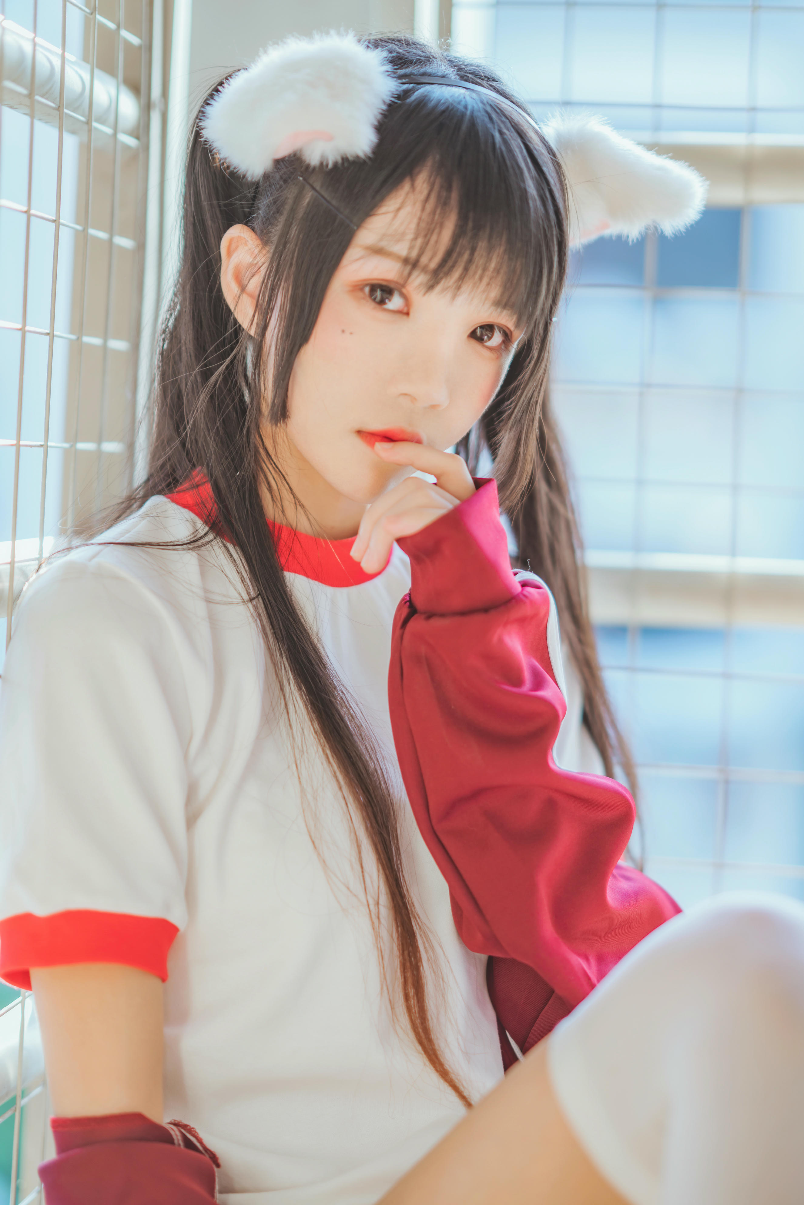 桜桃喵 NO.051 未熟2 红色体操服 [44P-538MB]_第2集