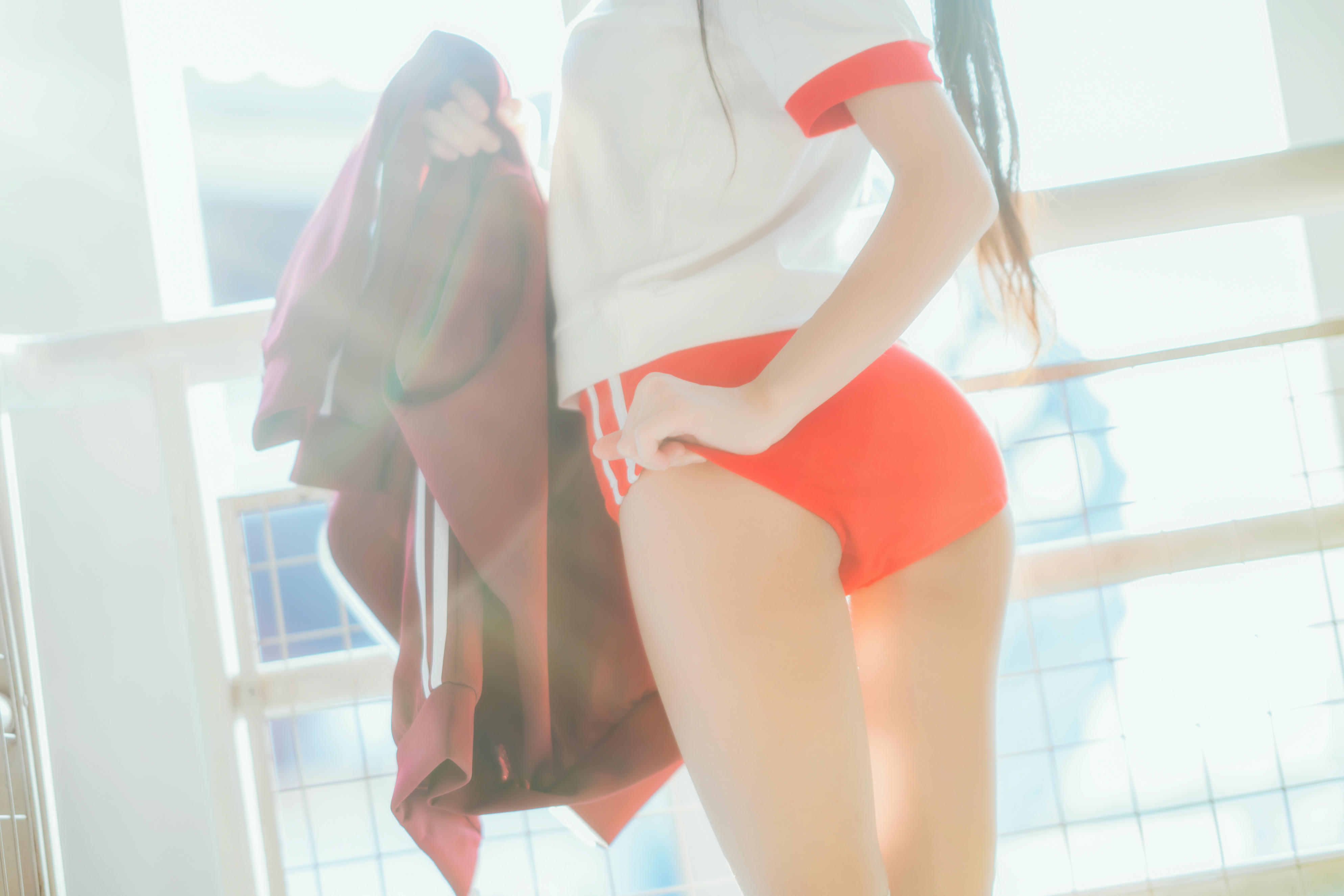 桜桃喵 NO.051 未熟2 红色体操服 [44P-538MB]_第2集