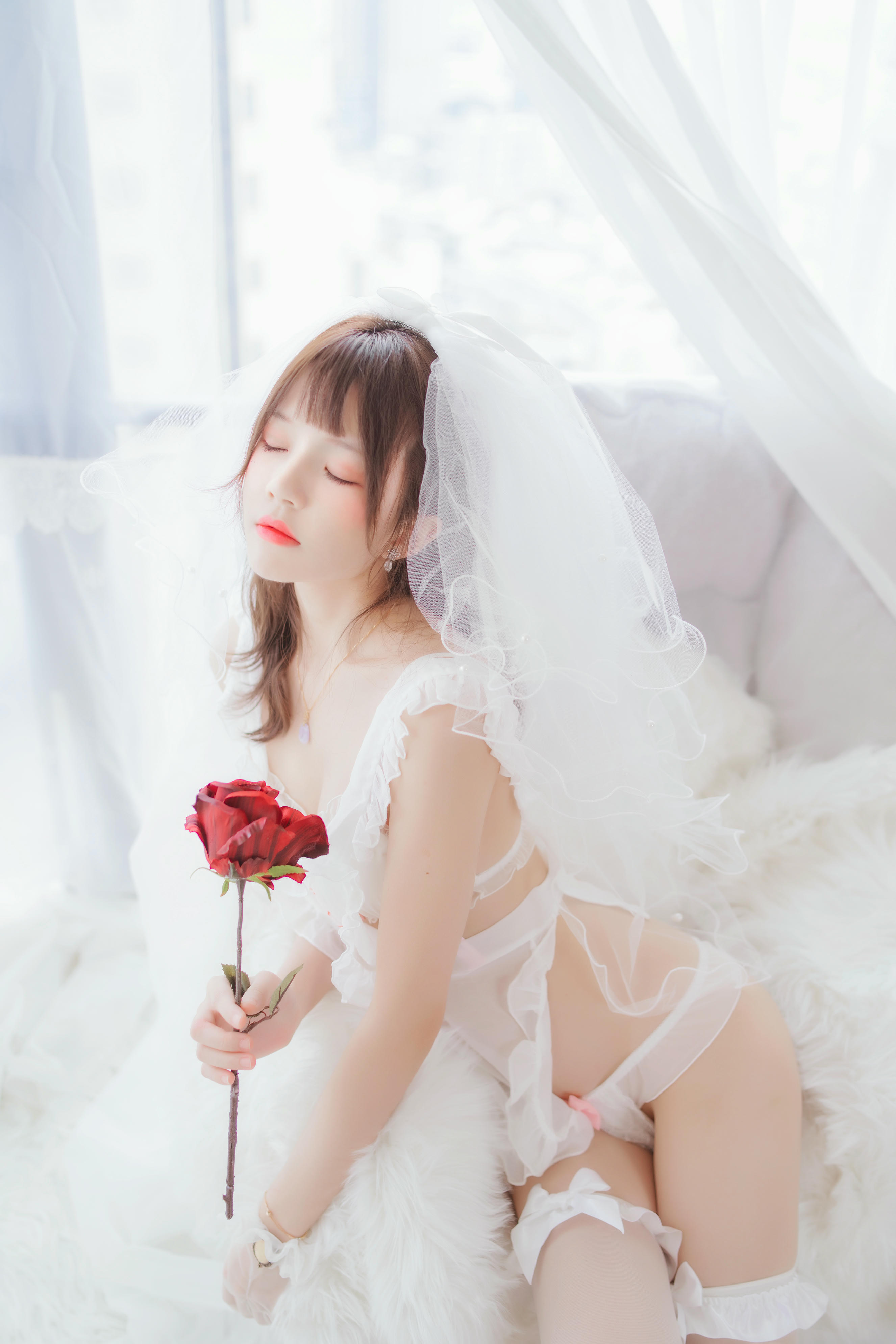 桜桃喵 NO.058 轻纱 上 [33P-370MB]_第1集