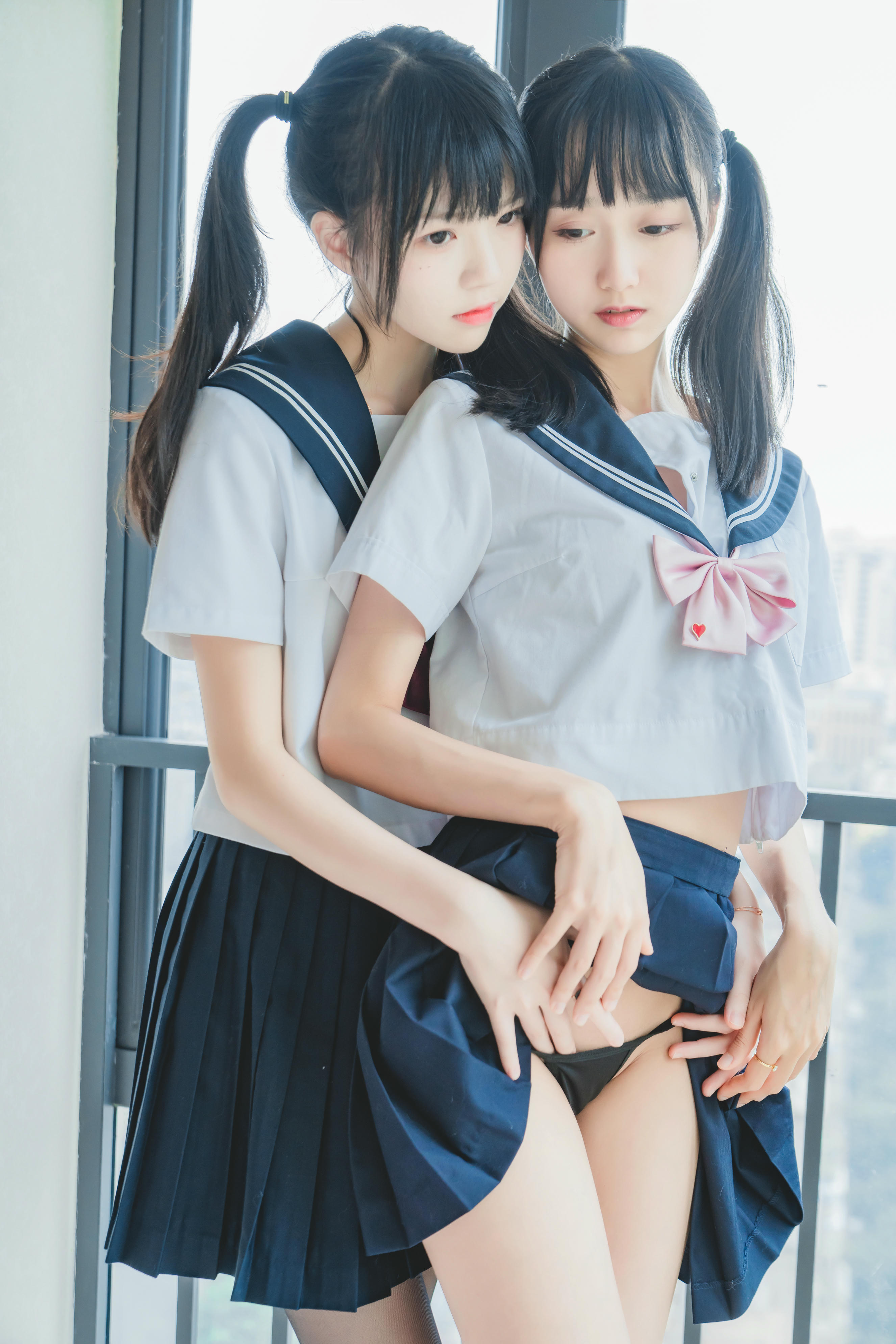 桜桃喵 NO.067 她(制服×制服) [38P-741MB]_第1集