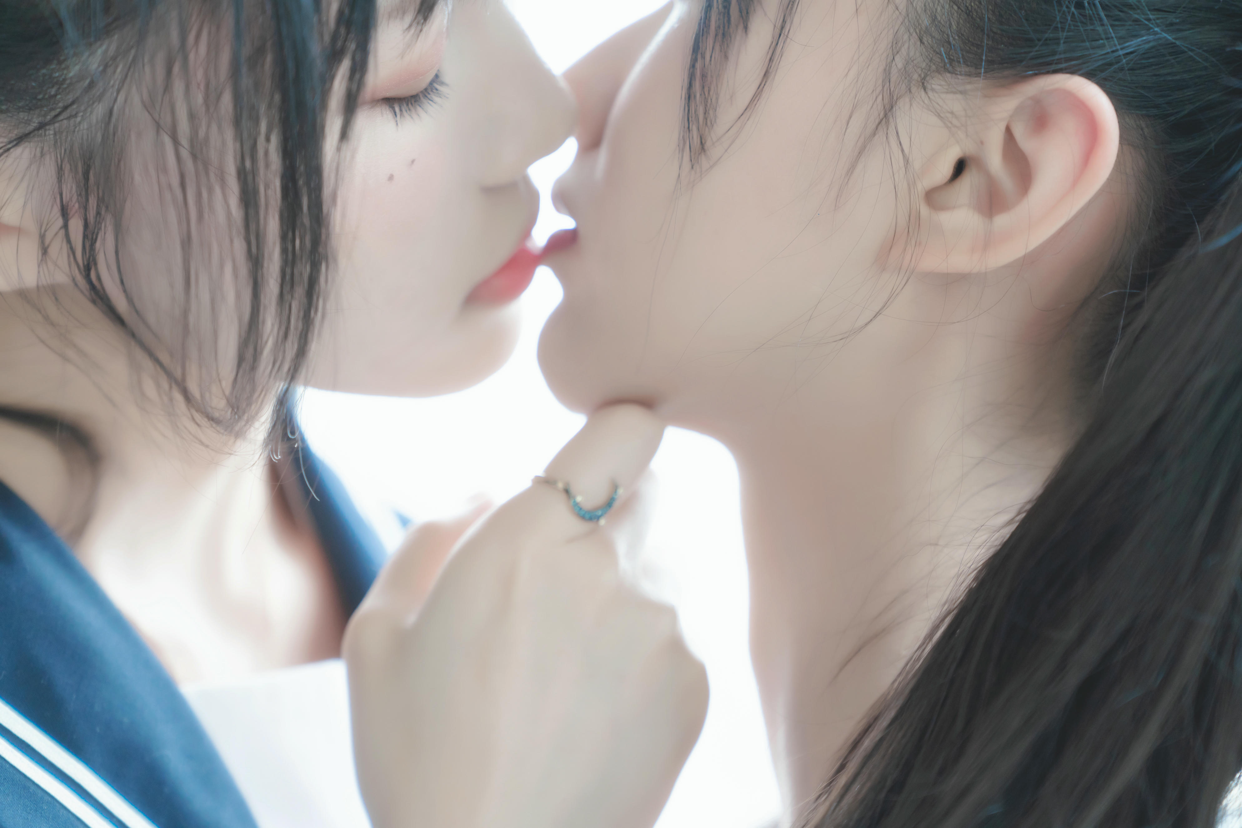 桜桃喵 NO.067 她(制服×制服) [38P-741MB]_第1集