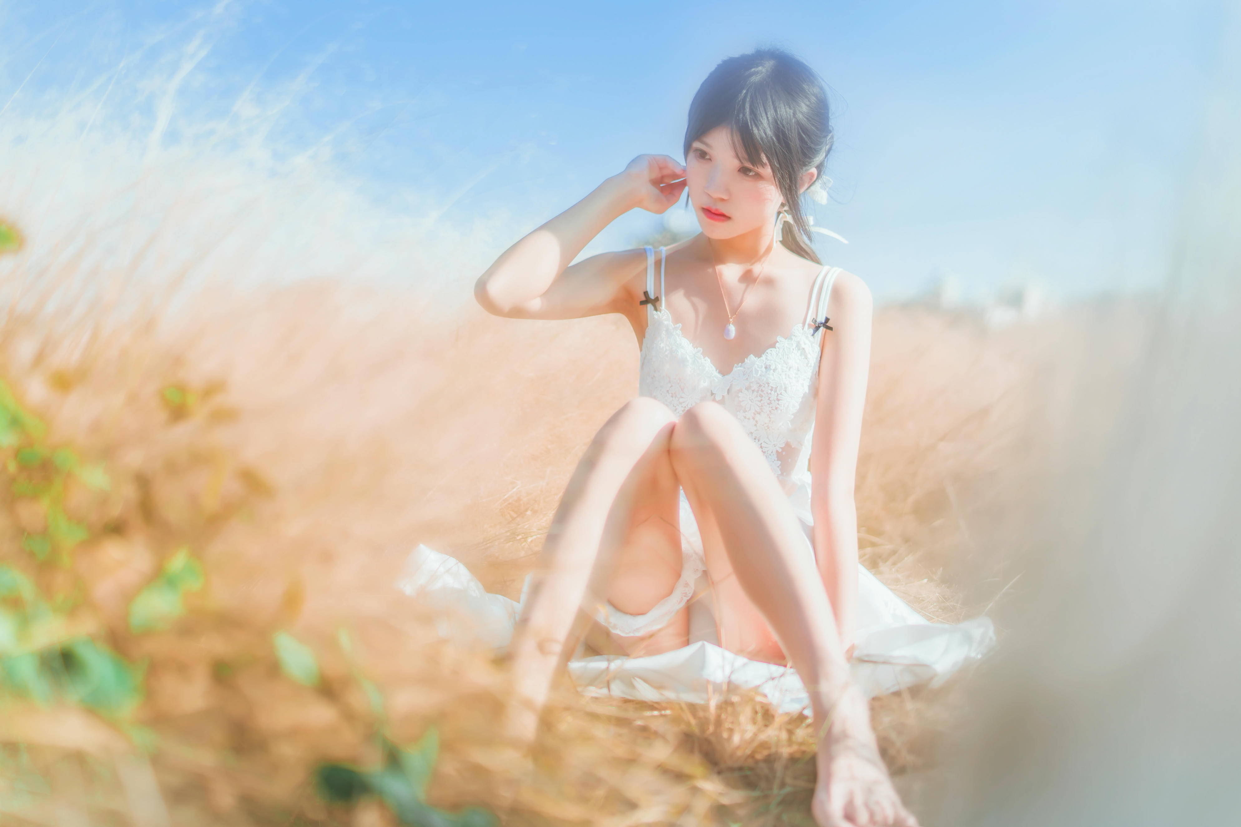 桜桃喵 NO.076 原野上的浪漫 [51P-1.0GB]_第2集