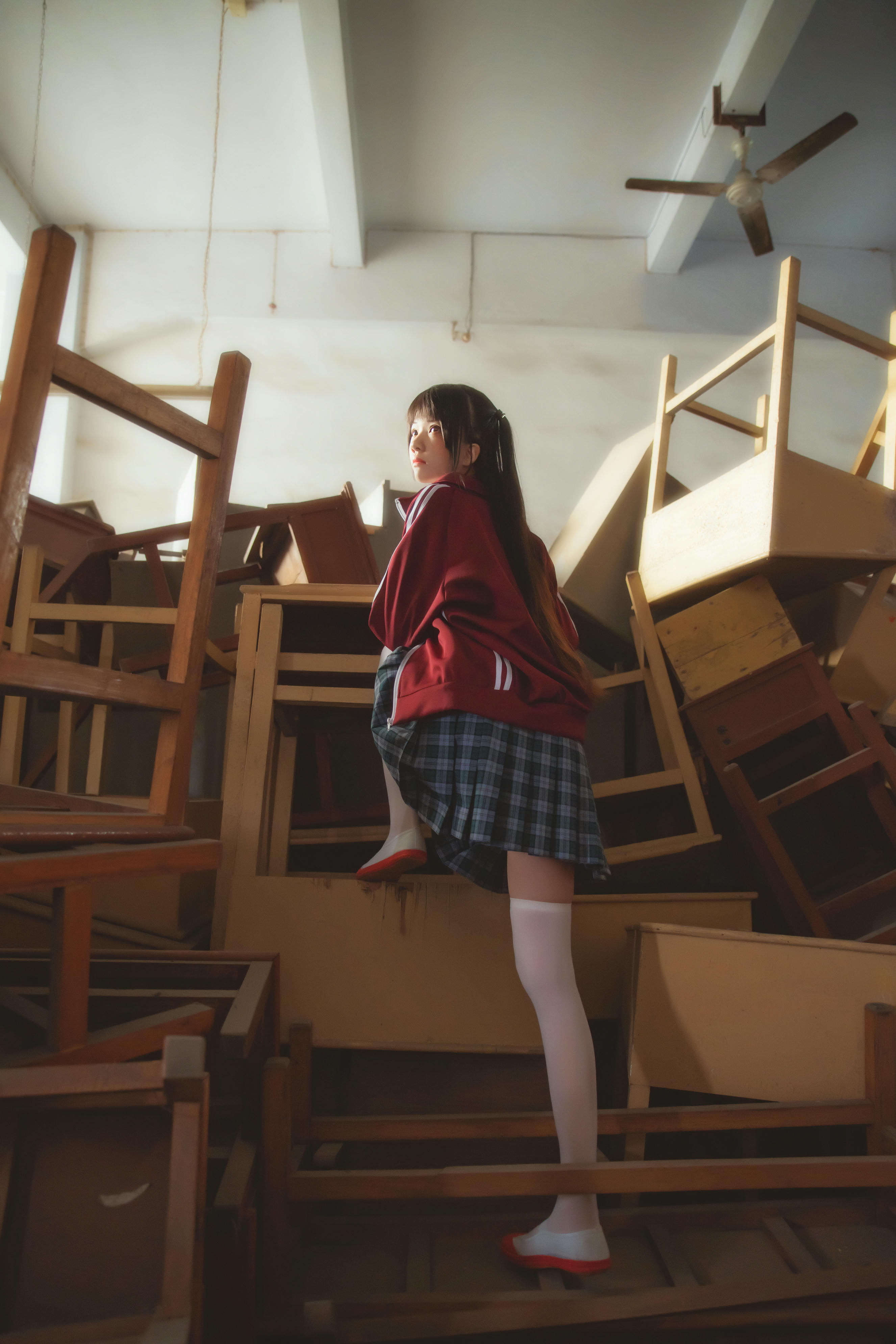 桜桃喵 NO.081 未熟3 废弃教室 [38P-718MB]_第1集