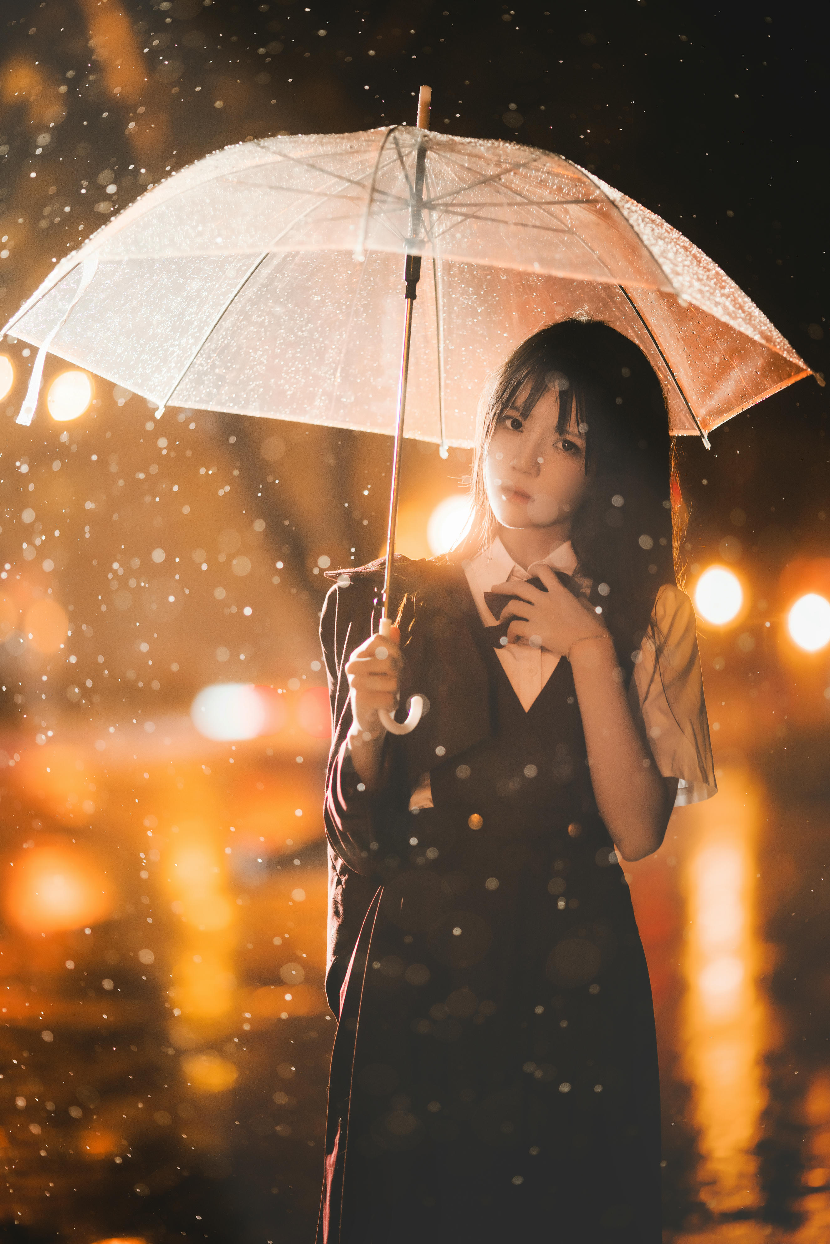桜桃喵 NO.083 未熟3 雨下 [43P-1.39GB]_第1集