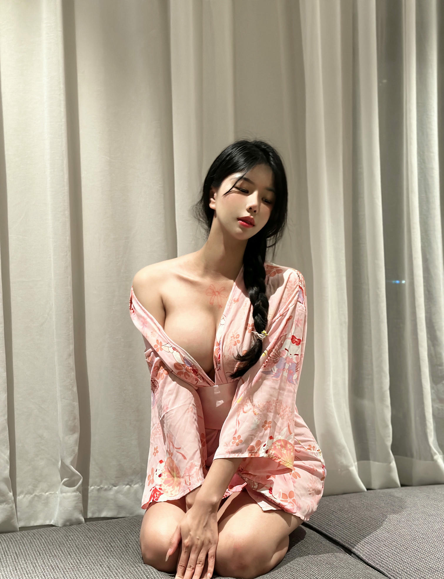 微密圈-鱼神 NO.040 粉色花裙[20P／43MB]_第1集