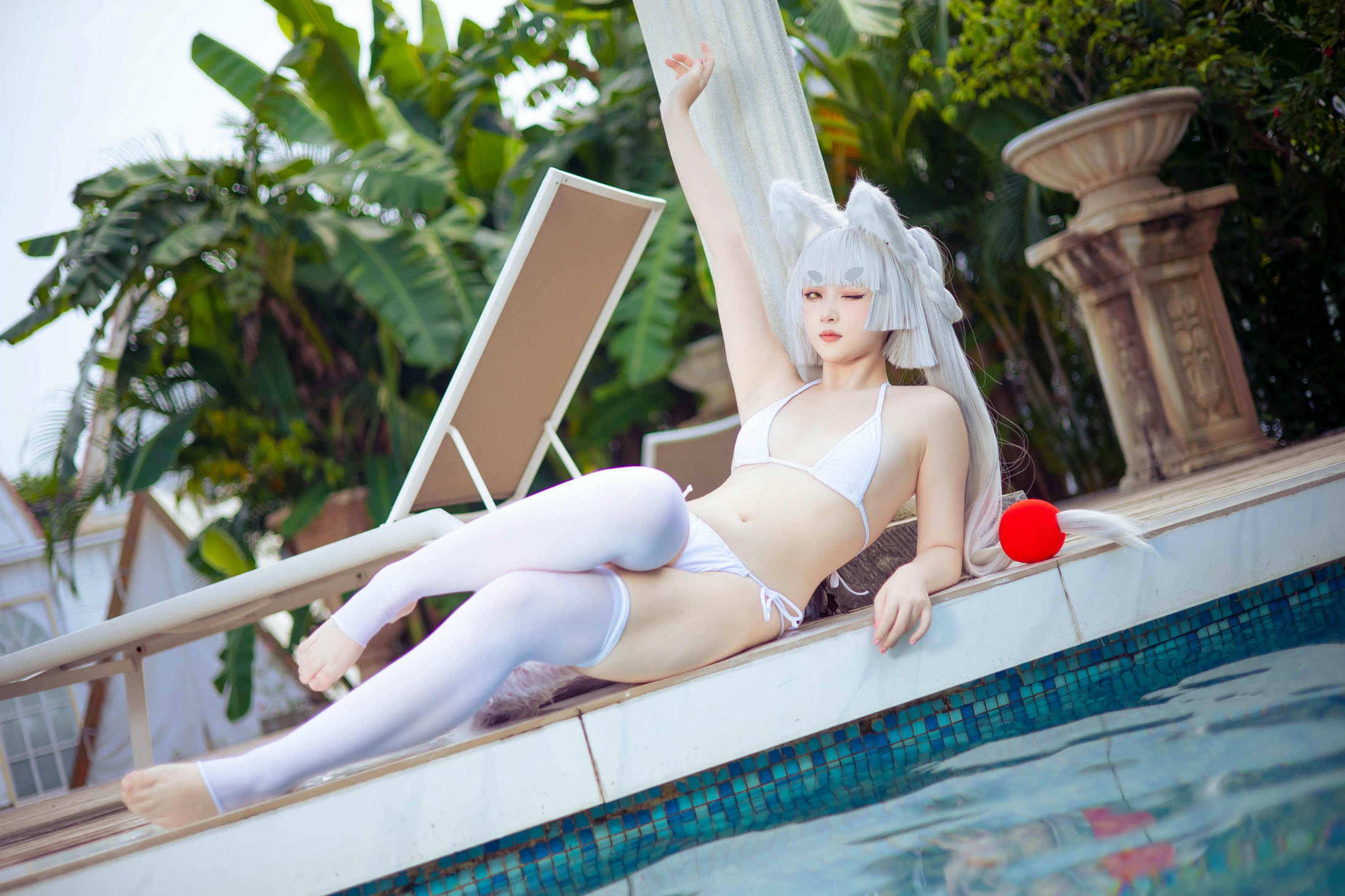 屿鱼 NO.007 patreon 23年6月-24年3月 [1239P 1.91GB]-主题排-不认识-白毛狐狸泳装_第1集