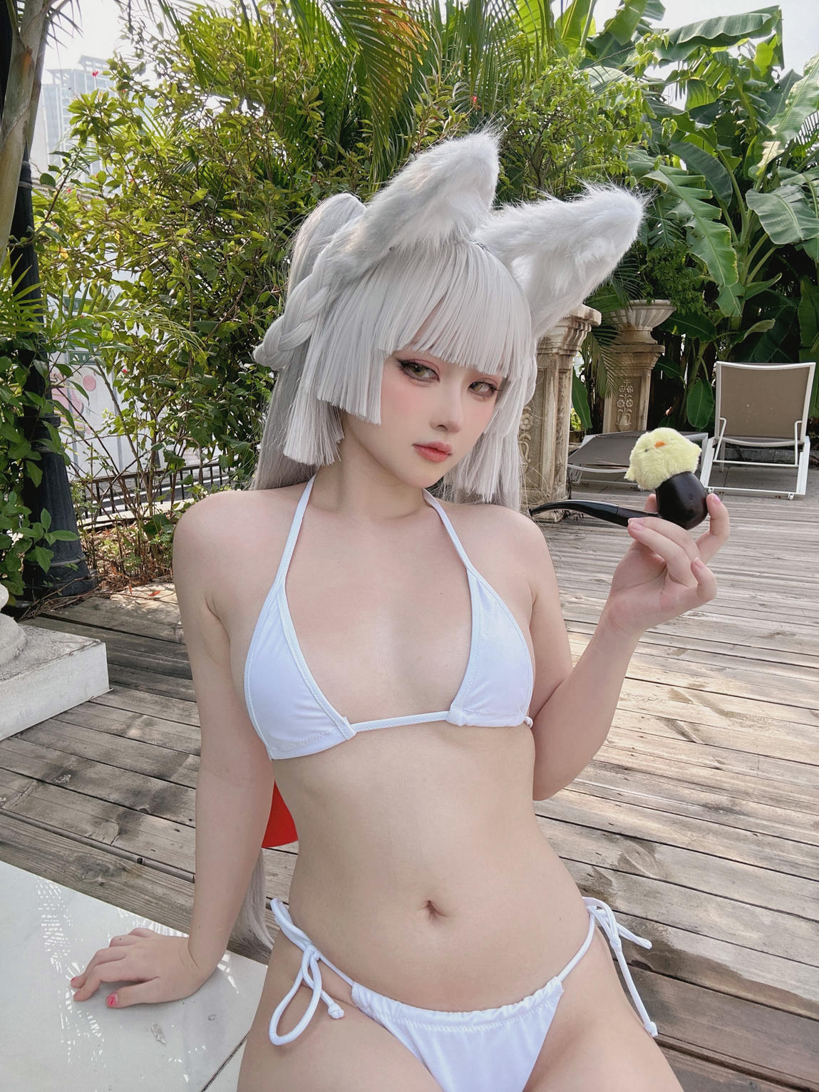 屿鱼 NO.007 patreon 23年6月-24年3月 [1239P 1.91GB]-主题排-不认识-白毛狐狸泳装_第1集