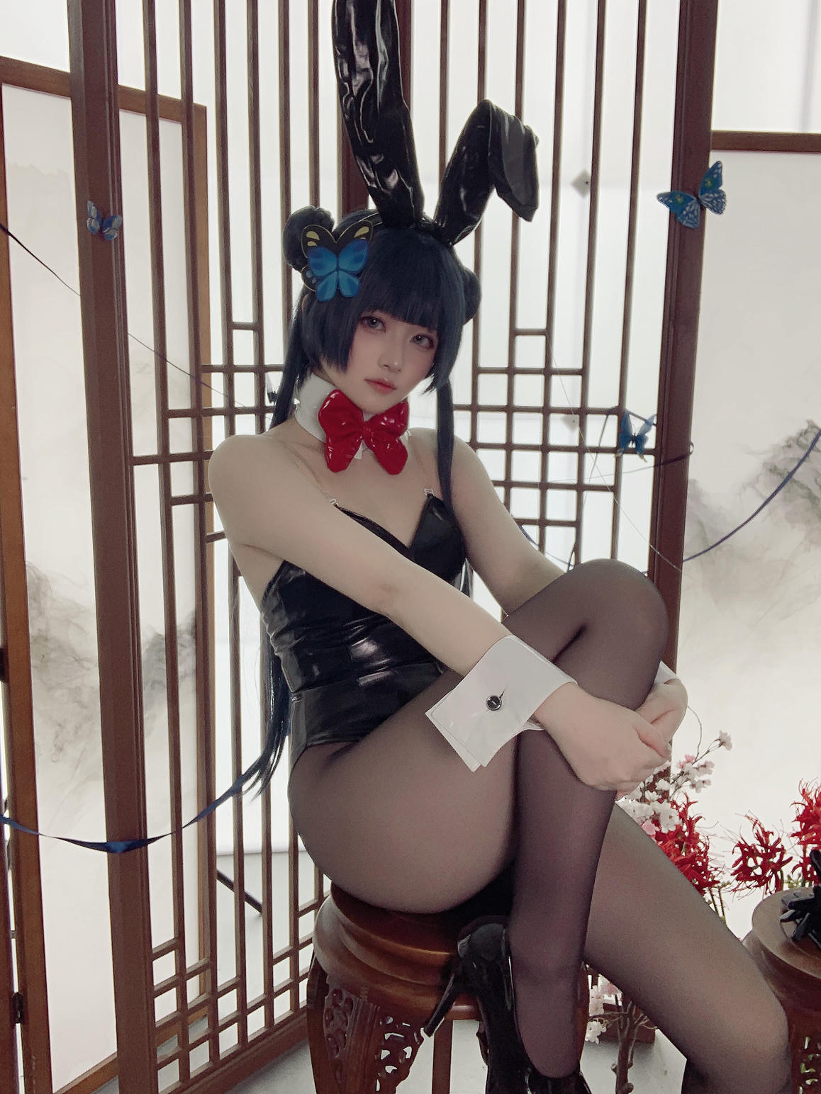屿鱼 NO.030 蔚蓝档案 龙华妃咲 兔女郎 [40P 268MB]_第2集