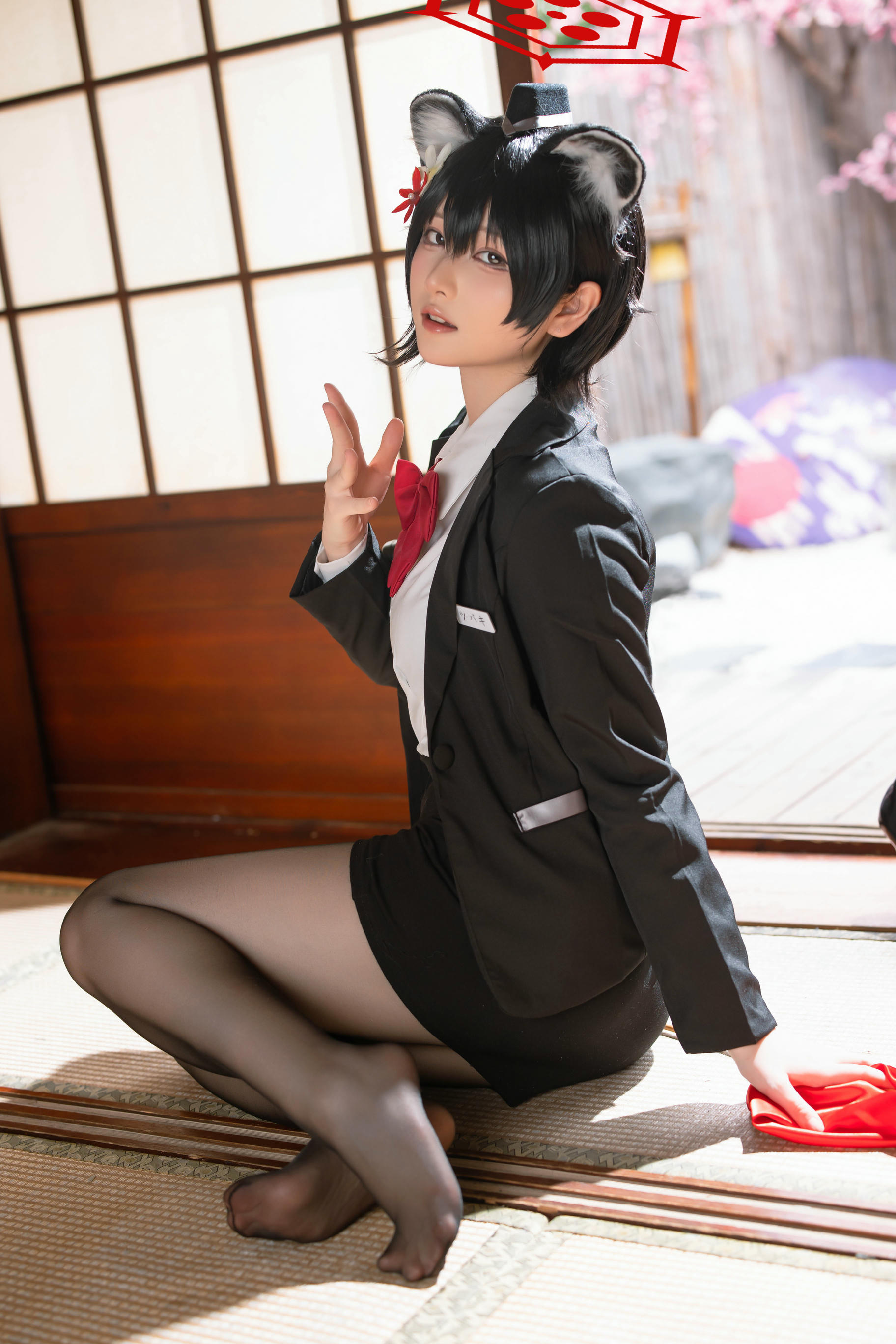 屿鱼 NO.031 蔚蓝档案 春日椿 导游[55P 155.6M]_第1集