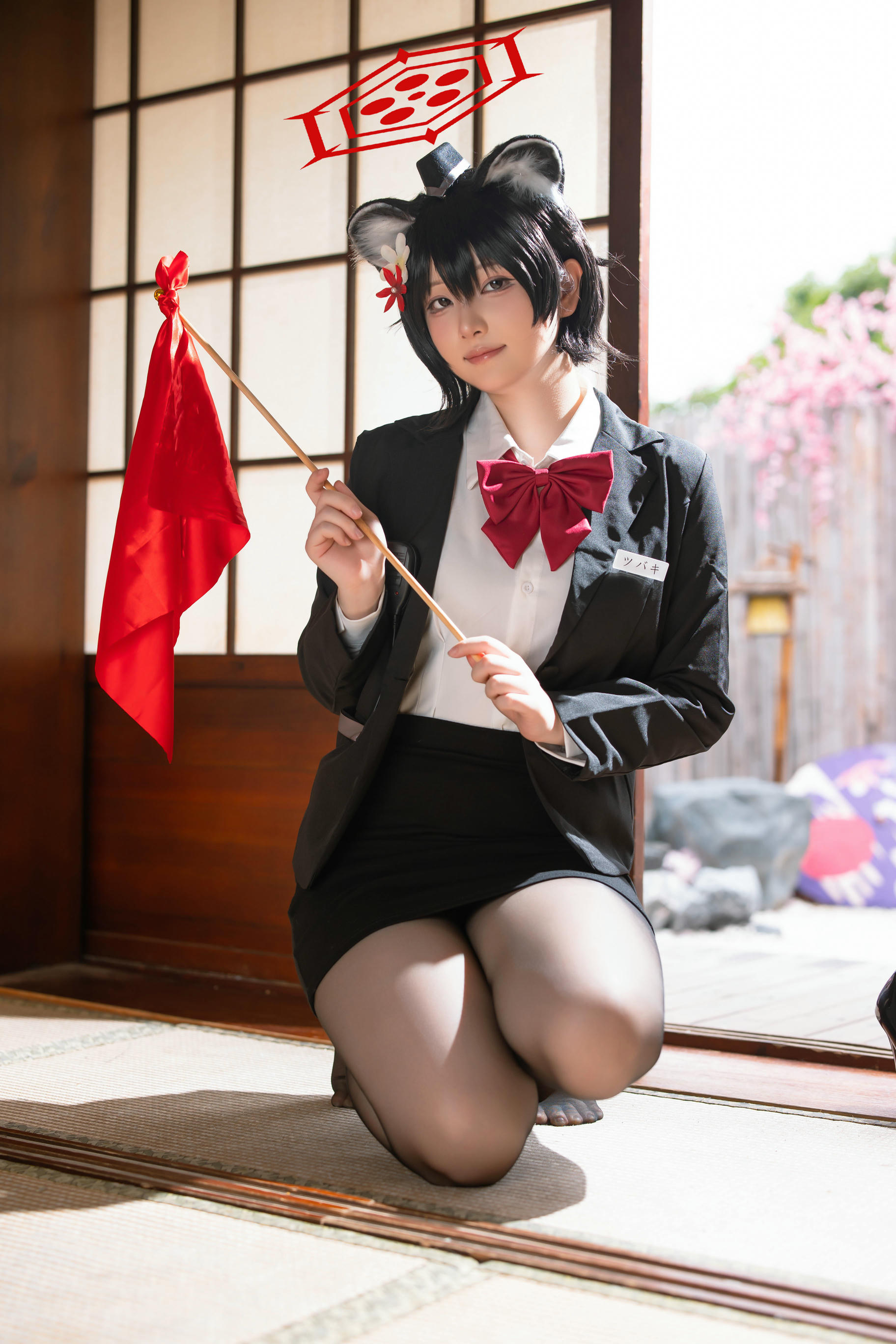 屿鱼 NO.031 蔚蓝档案 春日椿 导游[55P 155.6M]_第1集
