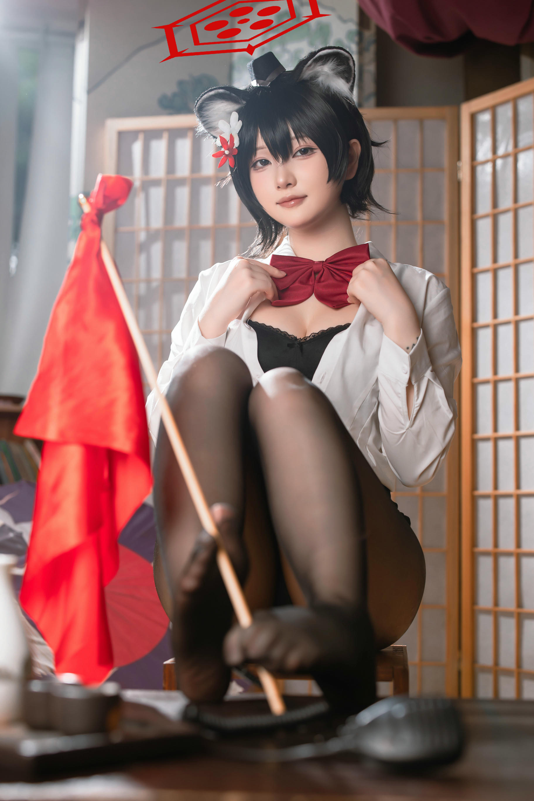 屿鱼 NO.031 蔚蓝档案 春日椿 导游[55P 155.6M]_第2集