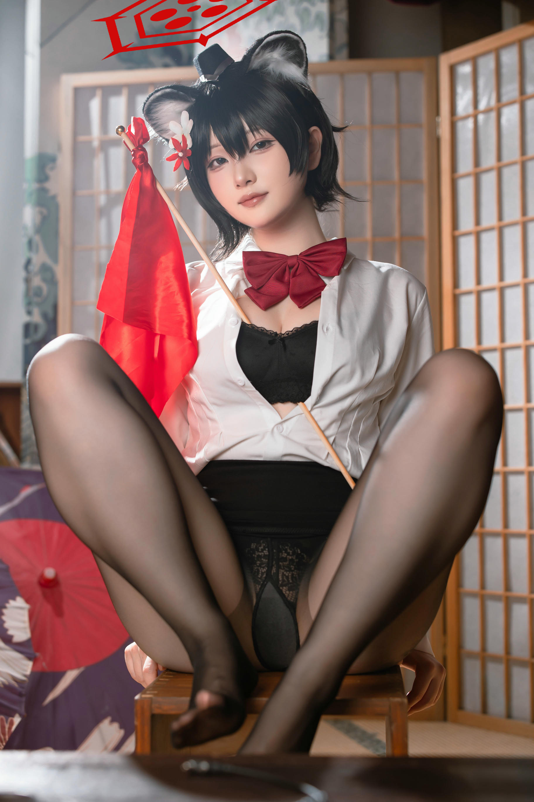 屿鱼 NO.031 蔚蓝档案 春日椿 导游[55P 155.6M]_第2集