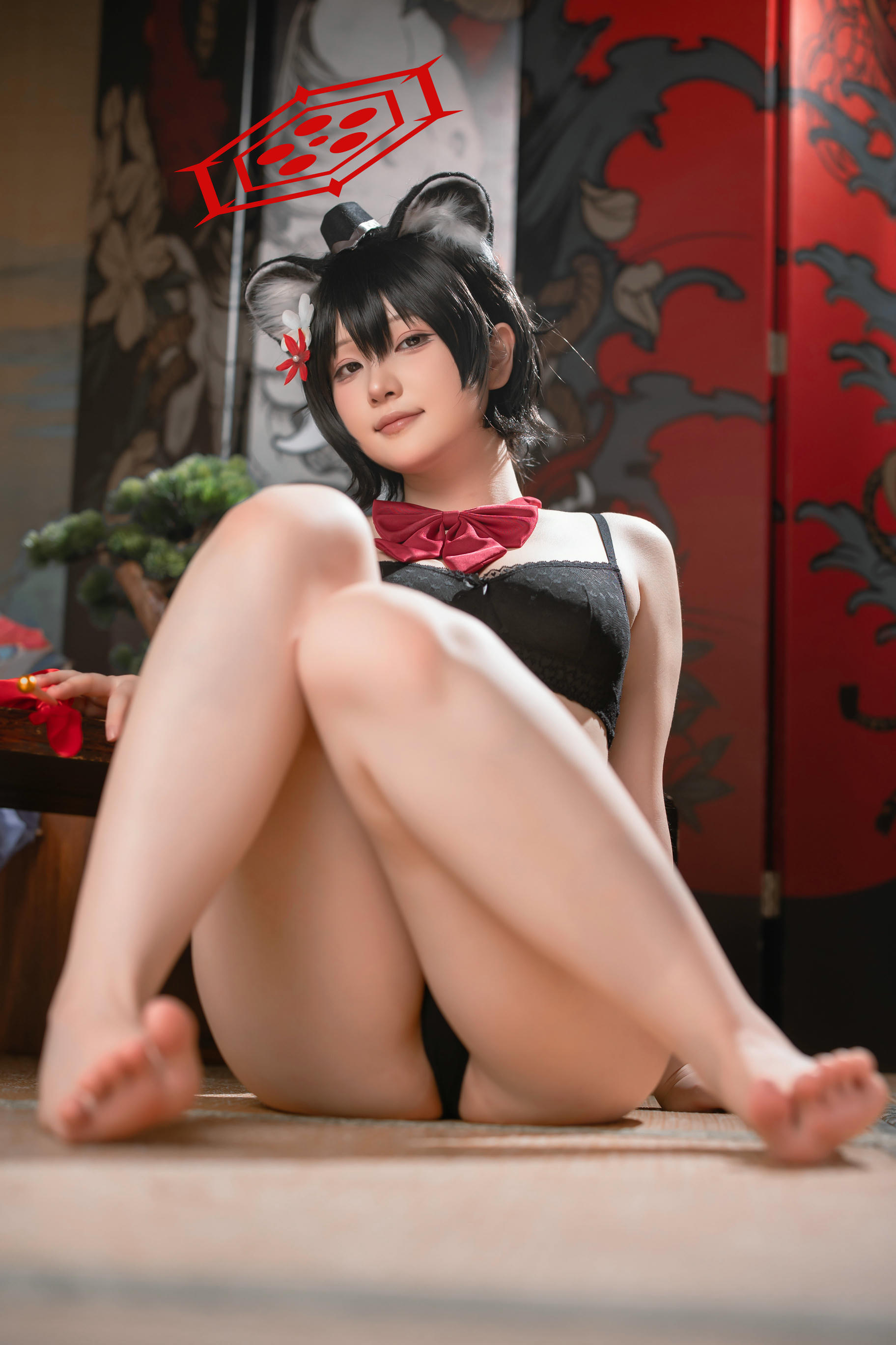 屿鱼 NO.031 蔚蓝档案 春日椿 导游[55P 155.6M]_第3集