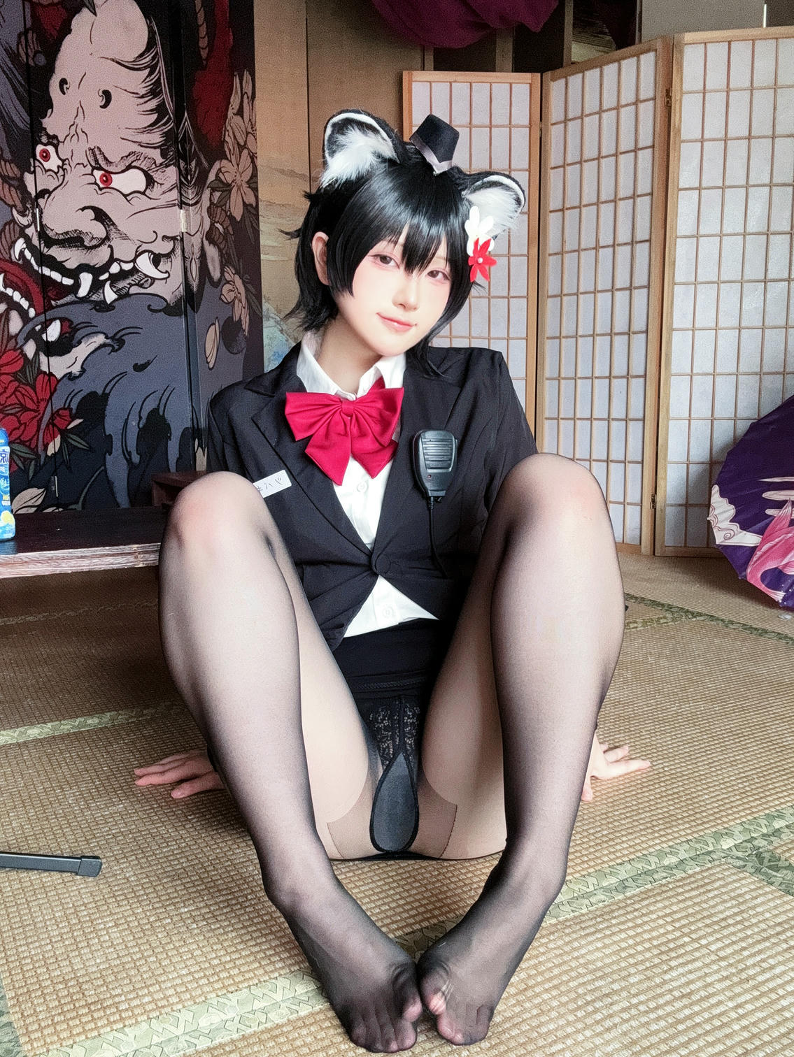 屿鱼 NO.031 蔚蓝档案 春日椿 导游[55P 155.6M]_第3集