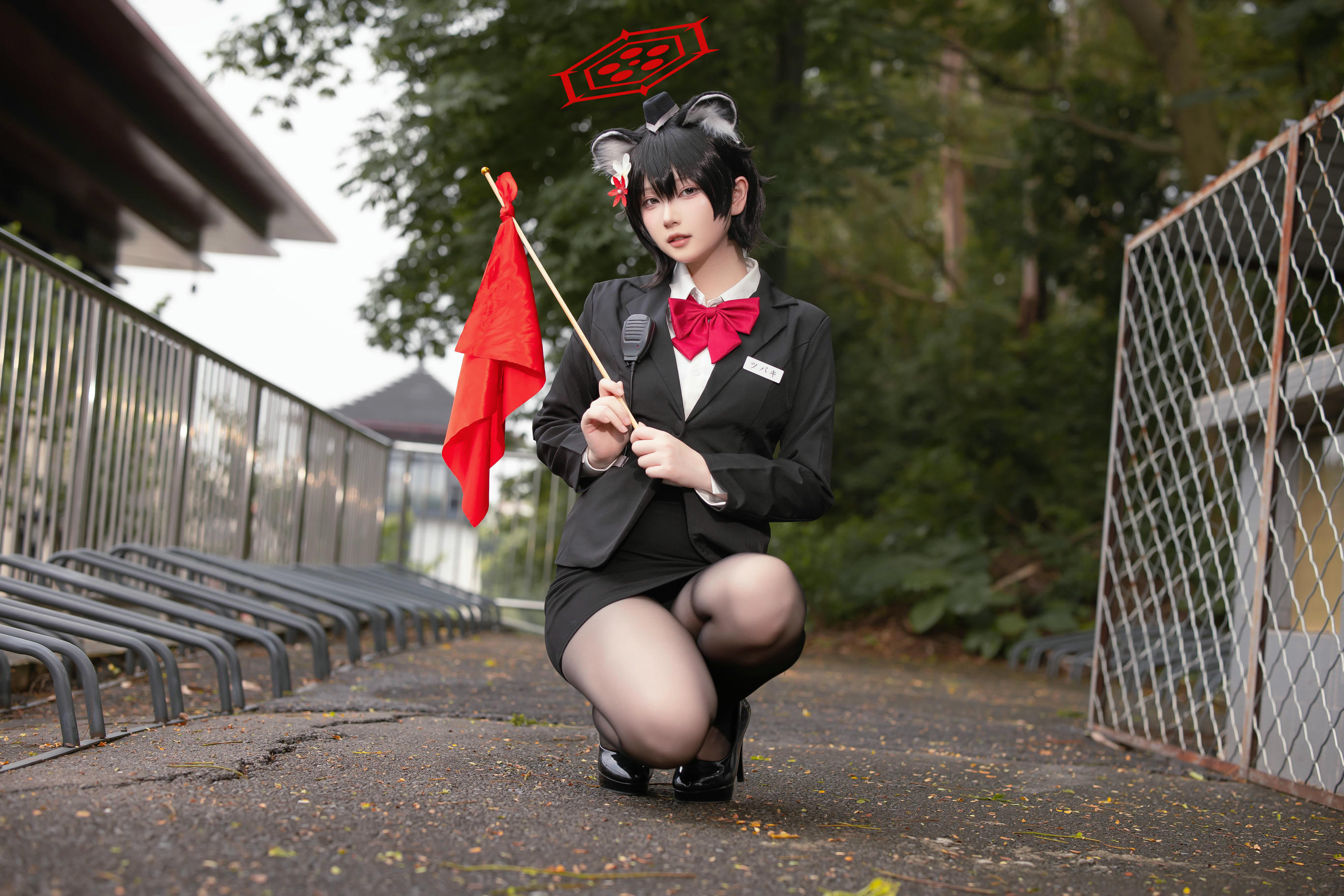 屿鱼 NO.031 蔚蓝档案 春日椿 导游[55P 155.6M]_第1集