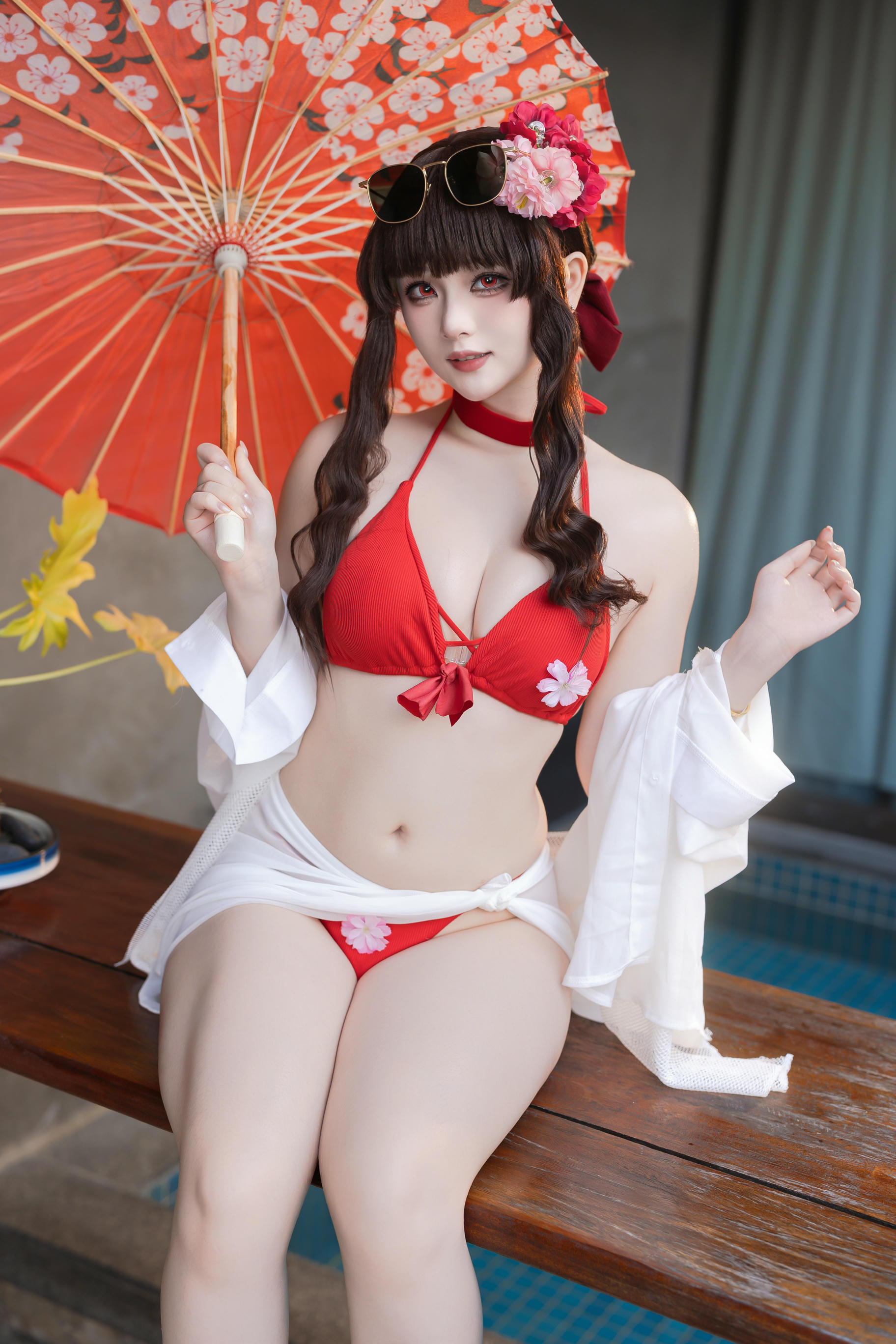 屿鱼 NO.042 樱花泳装 [80P 980MB]_第1集