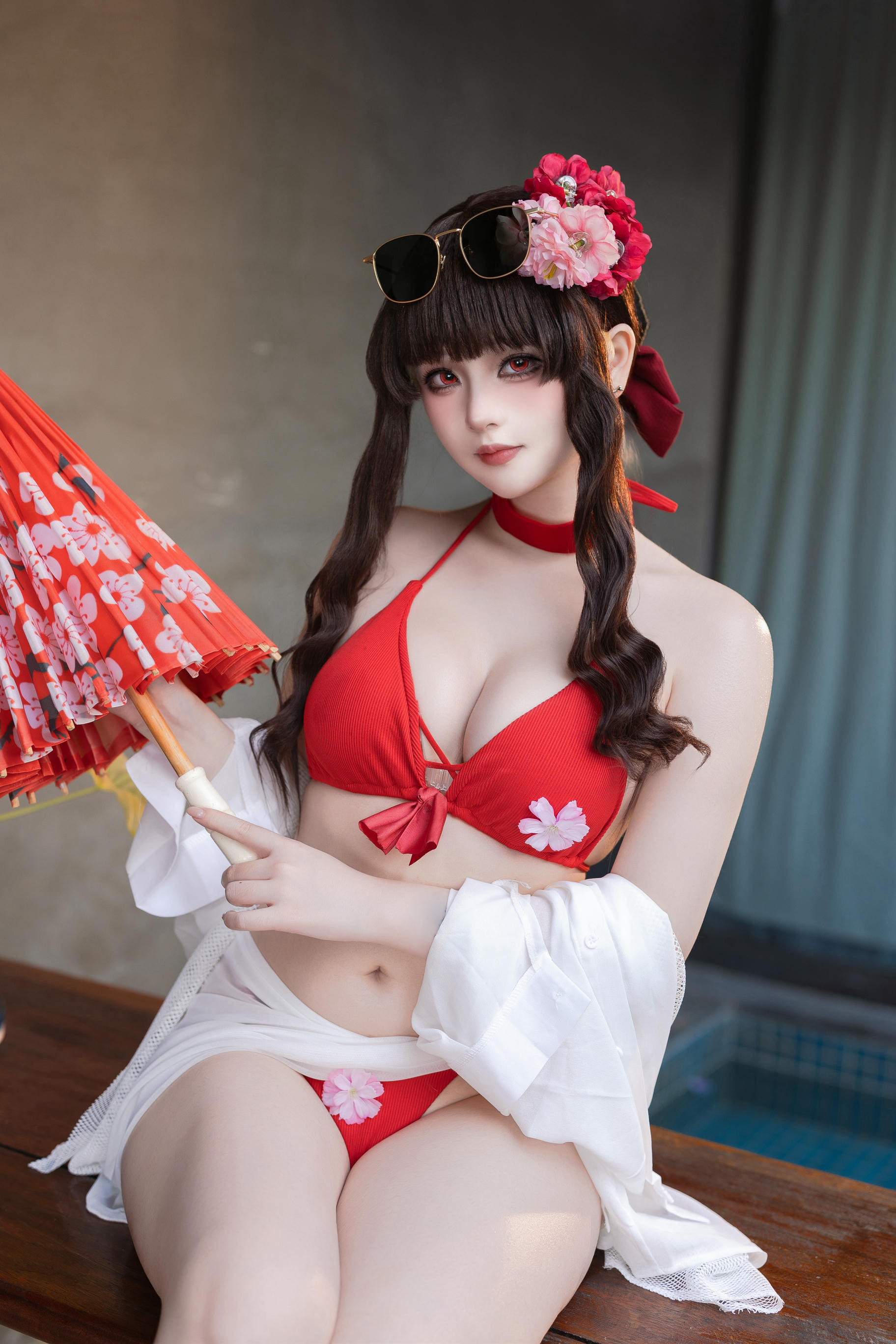 屿鱼 NO.042 樱花泳装 [80P 980MB]_第1集