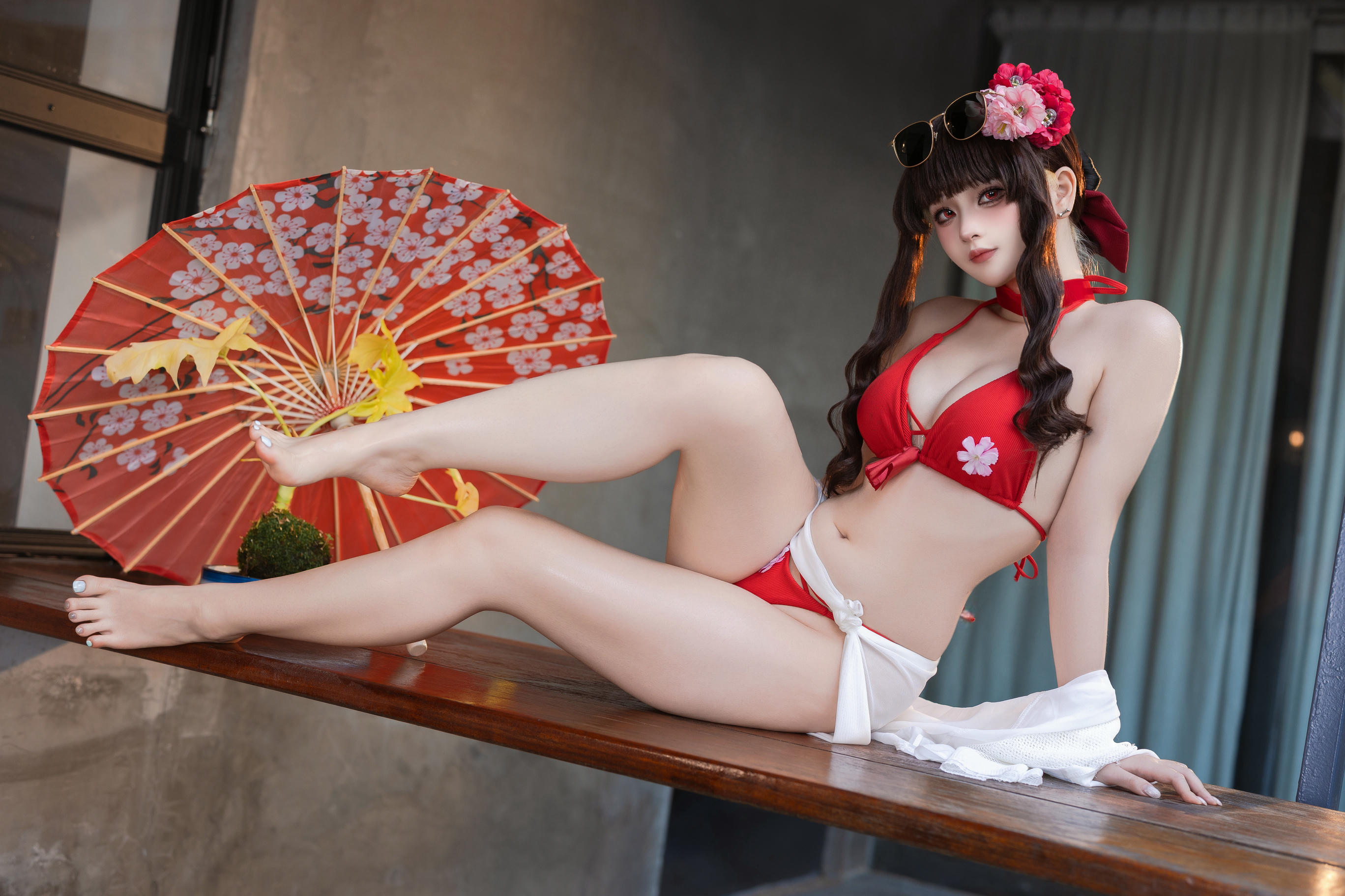 屿鱼 NO.042 樱花泳装 [80P 980MB]_第2集