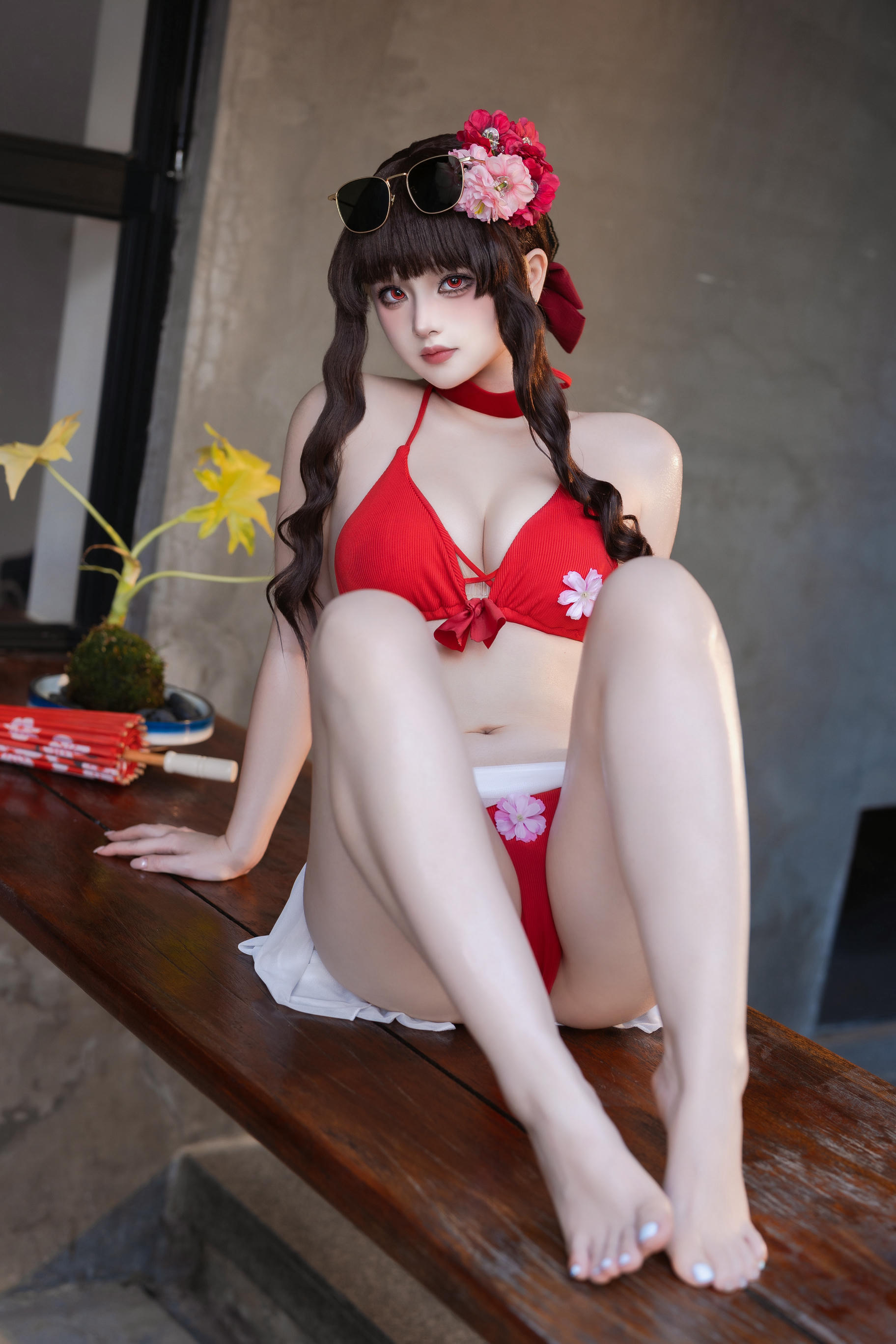 屿鱼 NO.042 樱花泳装 [80P 980MB]_第1集