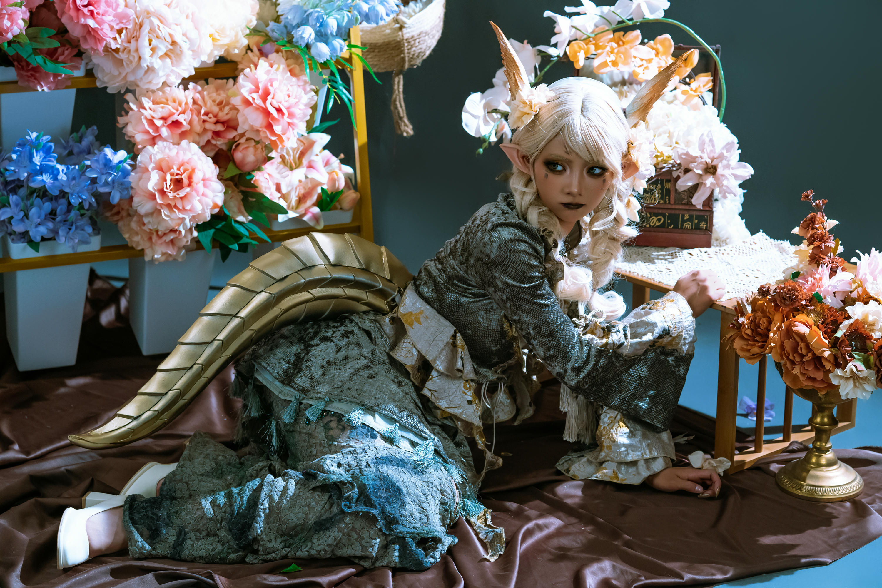 云溪溪 NO.109 龙娘图鉴01 [119P 1.83GB]-云溪 坨坨-艾丽尔·温达尔 [12P]_第1集